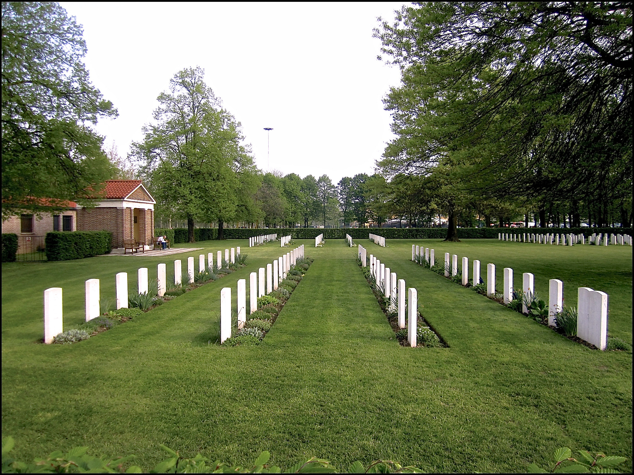 Canon PowerShot SD1400 IS (IXUS 130 / IXY 400F) sample photo. Military cemetery photography