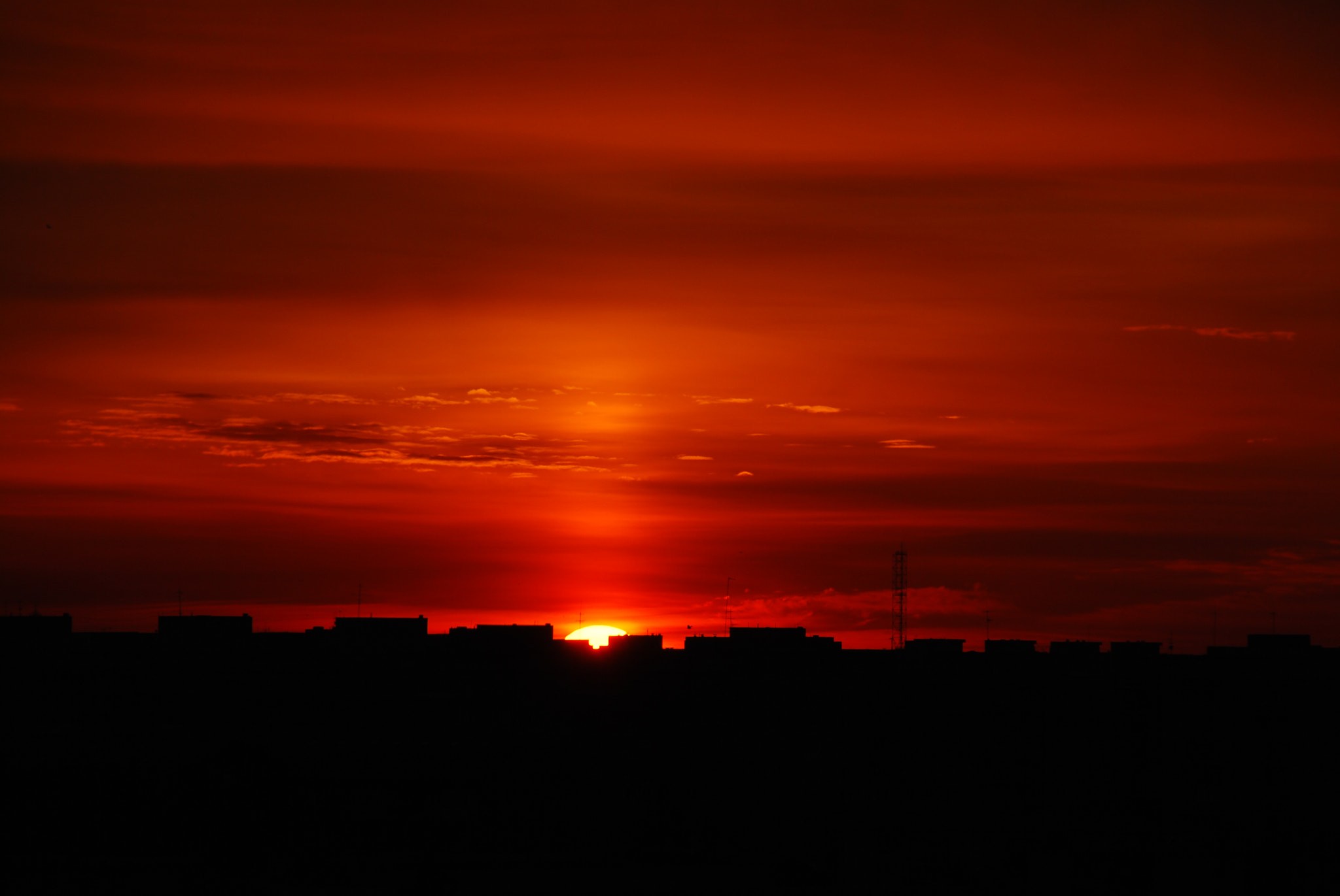 Nikon D60 sample photo. Red velvet sky photography