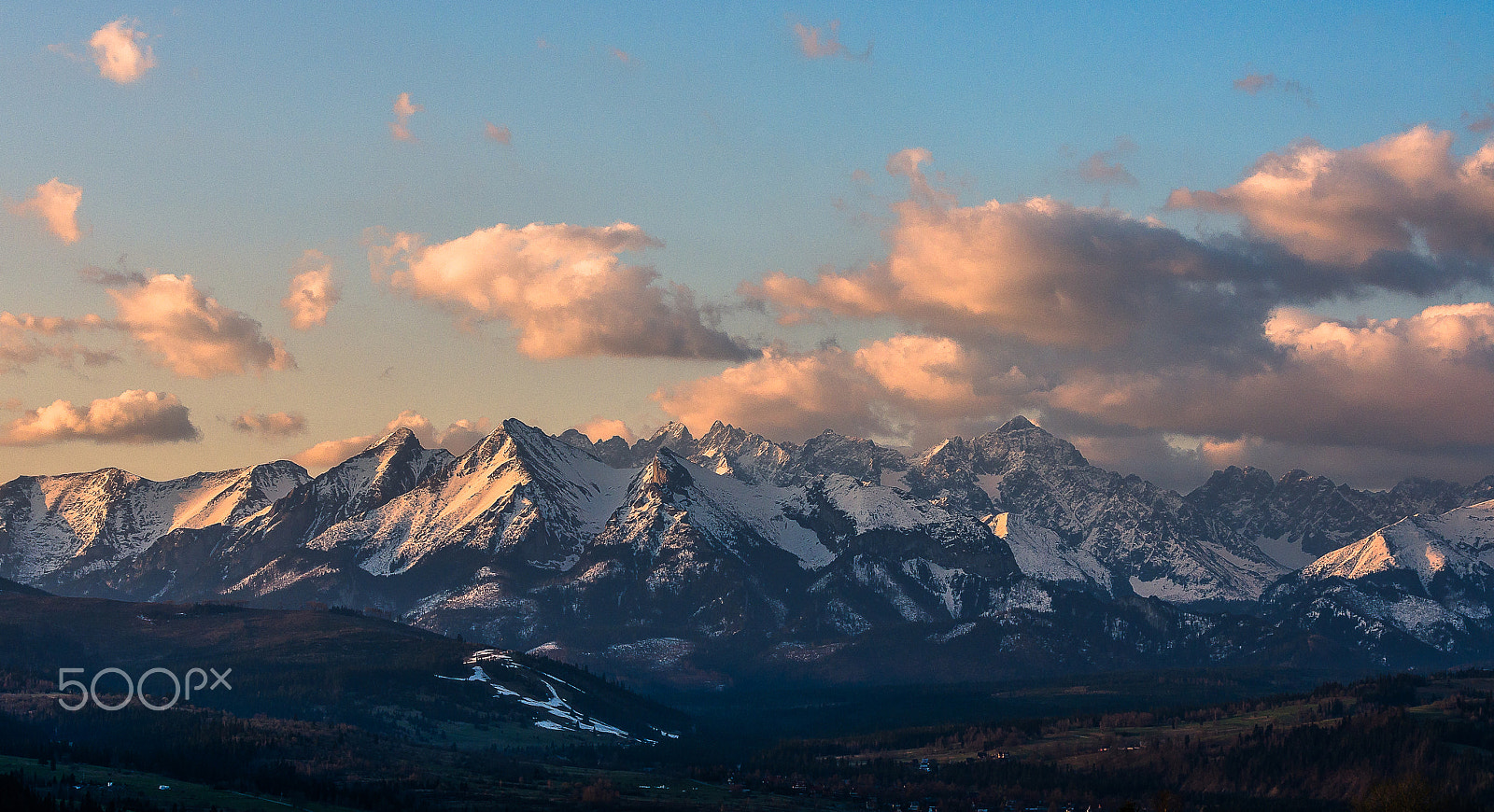 Pentax K-5 II sample photo. Panorama of tatra mountains..... photography