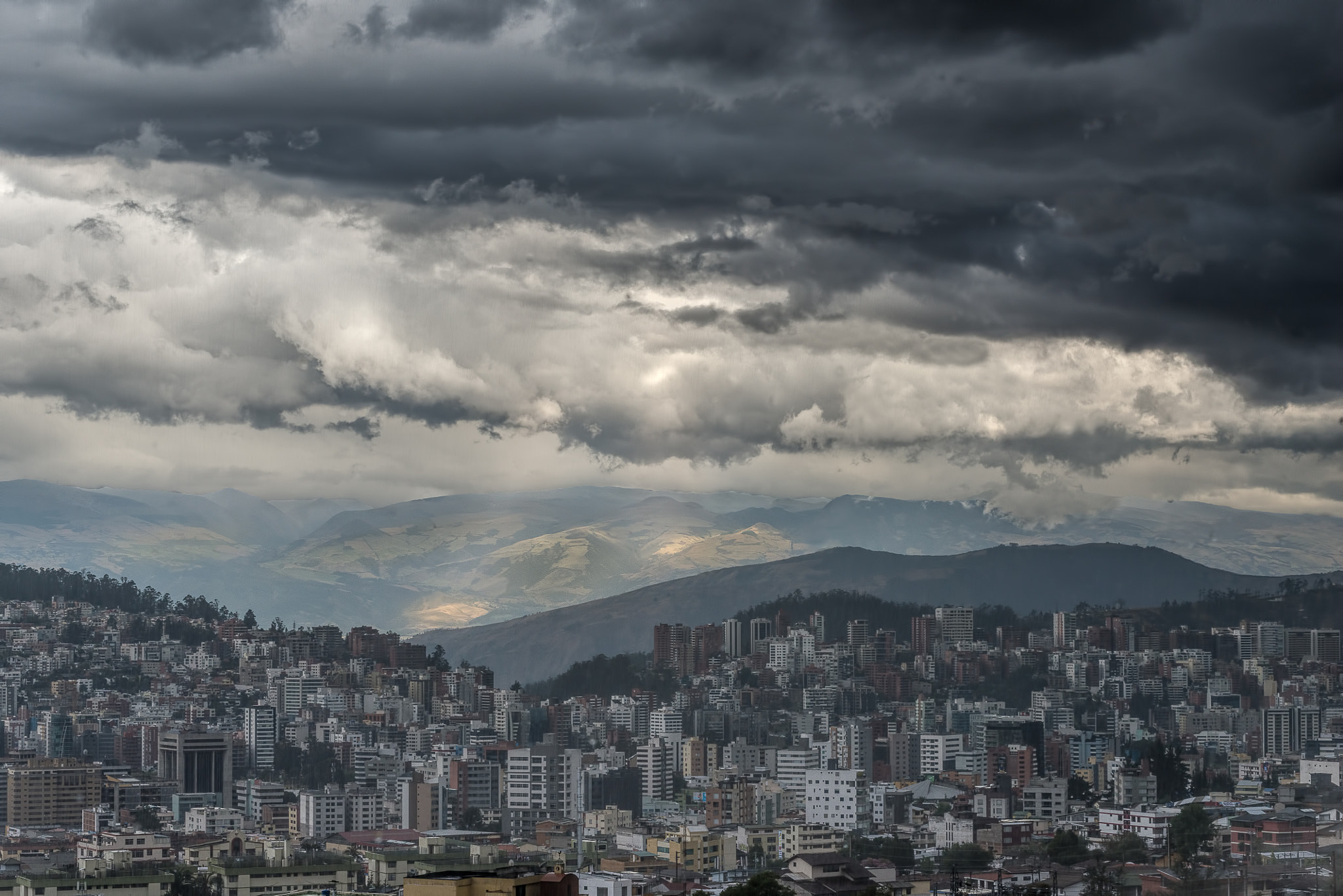 Nikon D800E sample photo. Quito bad weather photography