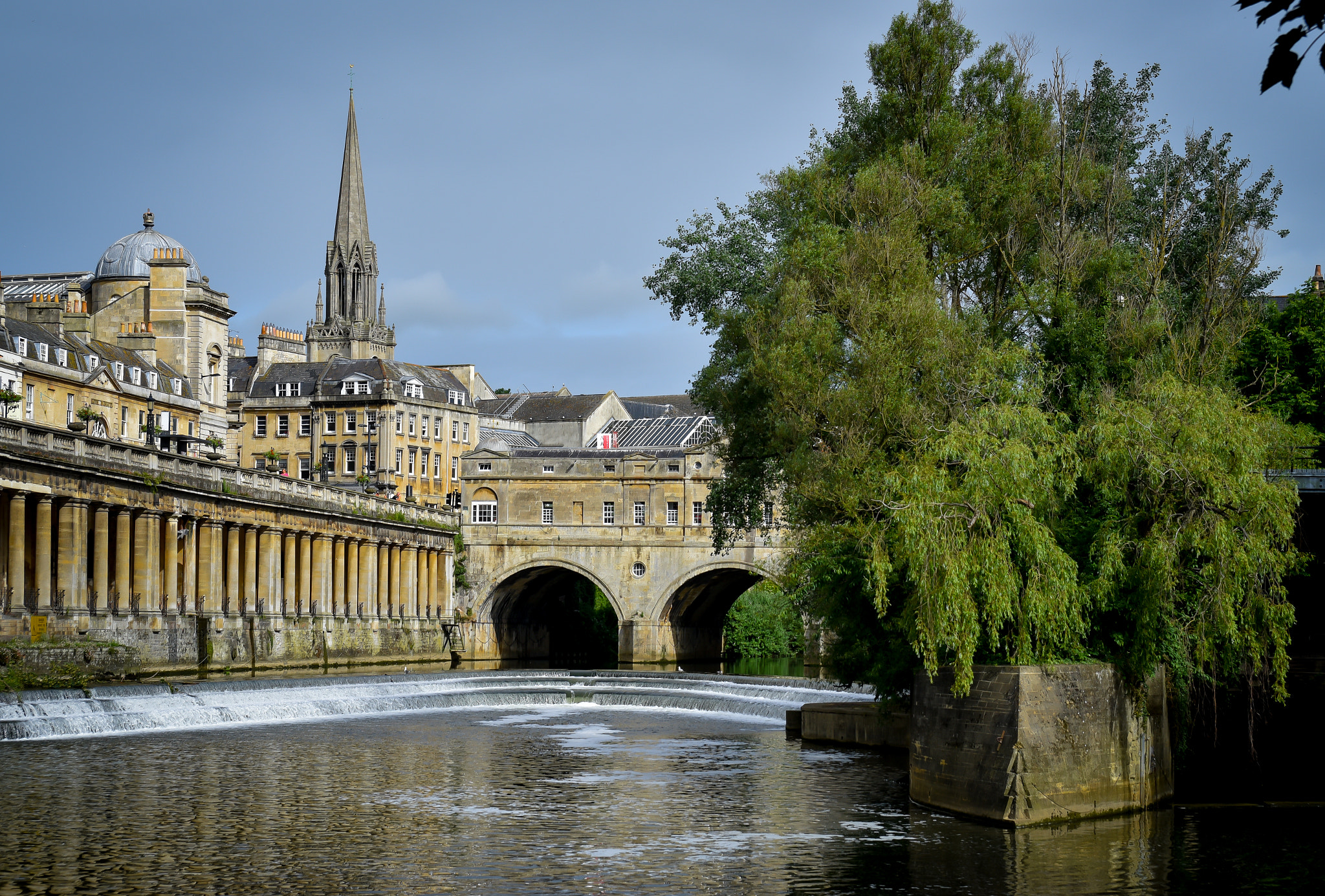 AF Zoom-Nikkor 28-85mm f/3.5-4.5 sample photo. Bath weir photography