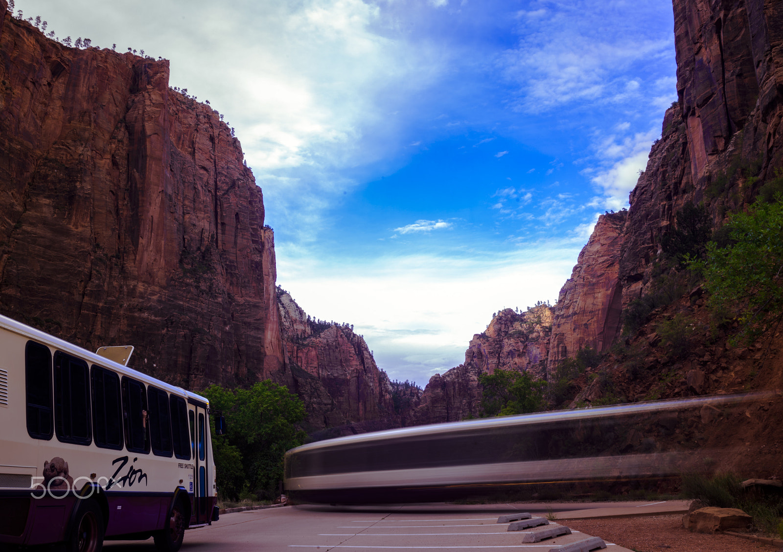 Nikon D800 + Sigma 28-200mm F3.5-5.6 Compact Aspherical Hyperzoom Macro sample photo. The train in zion photography