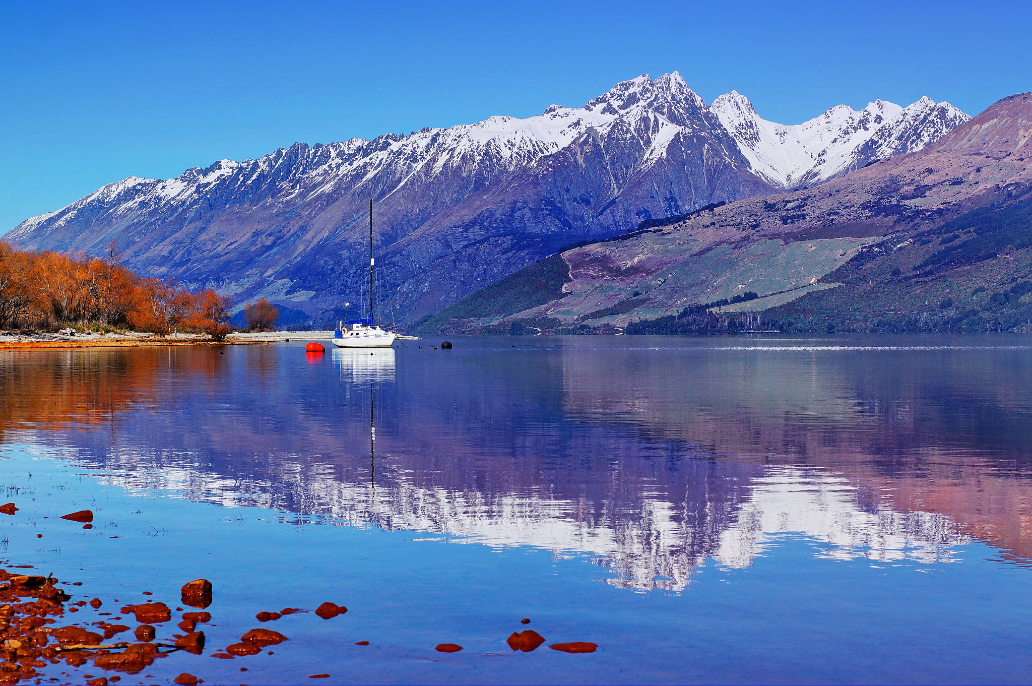 Sony Alpha NEX-5R + Sony 50mm F1.4 sample photo. Glenorchy otago, new zealand photography