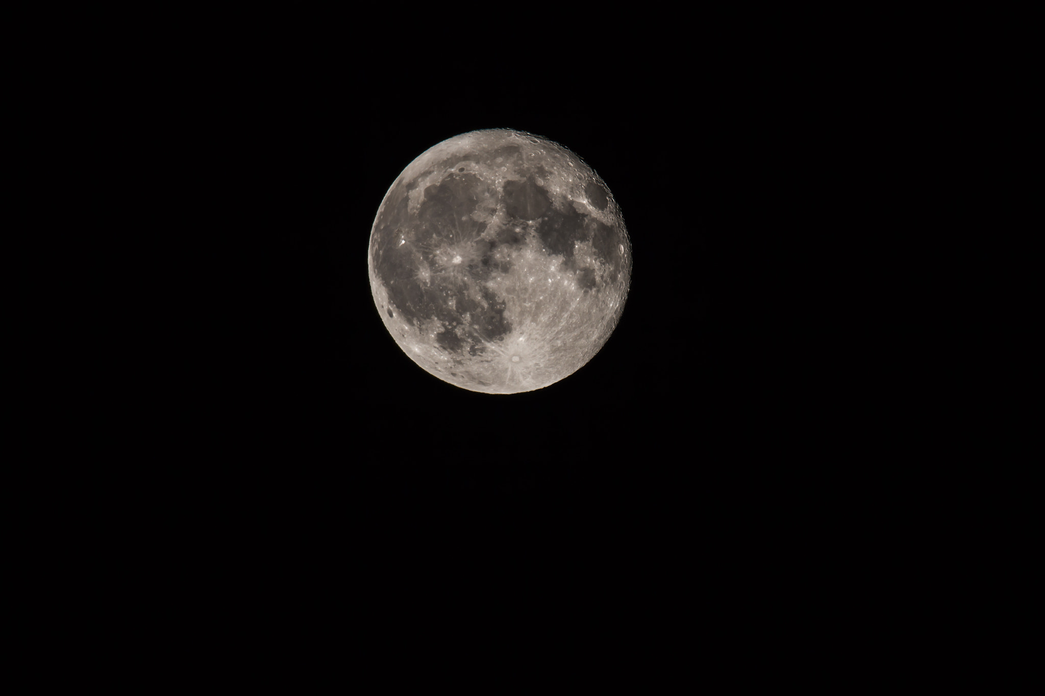 150-600mm F5-6.3 DG OS HSM | Sports 014 sample photo. Full moon photography