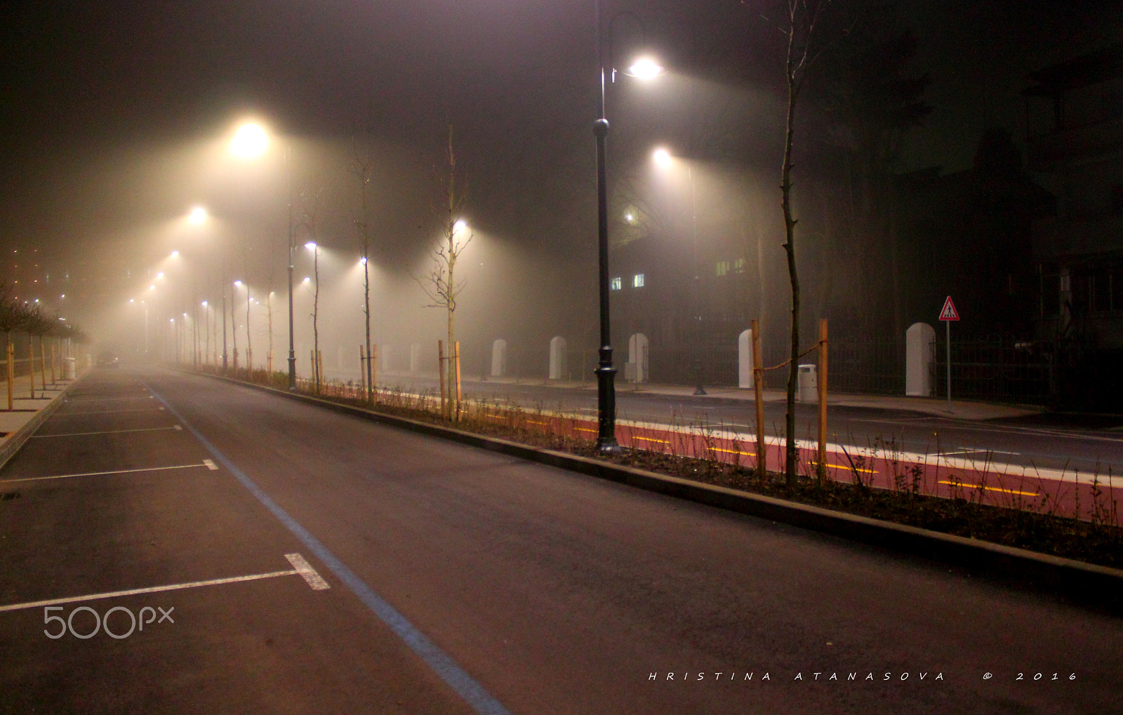 Canon EOS 500D (EOS Rebel T1i / EOS Kiss X3) + Canon EF-S 18-55mm F3.5-5.6 IS sample photo. Trails in the fog... photography