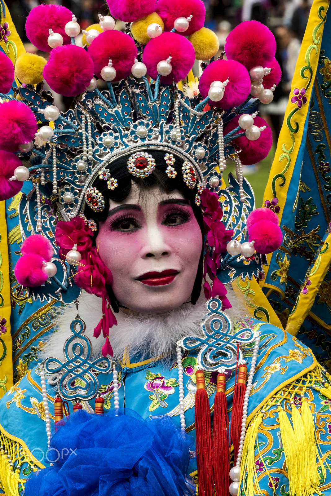 Nikon D810 + Sigma 150-500mm F5-6.3 DG OS HSM sample photo. Traditional chinese opera costume photography