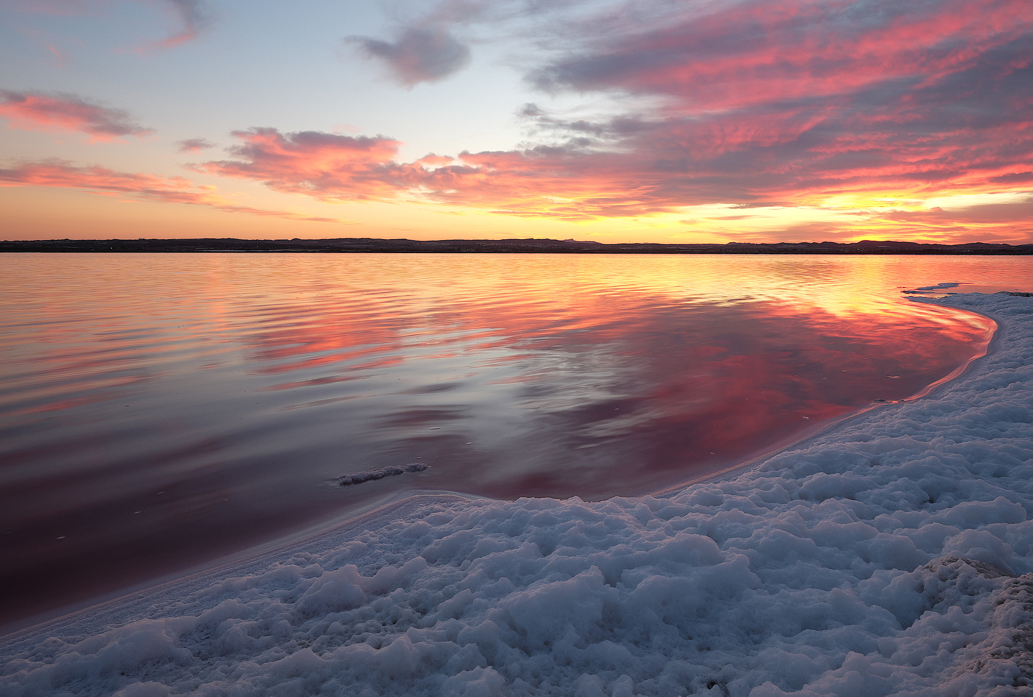 Fujifilm X-E2 + Fujifilm XF 14mm F2.8 R sample photo. Las salinas de torrevieja photography