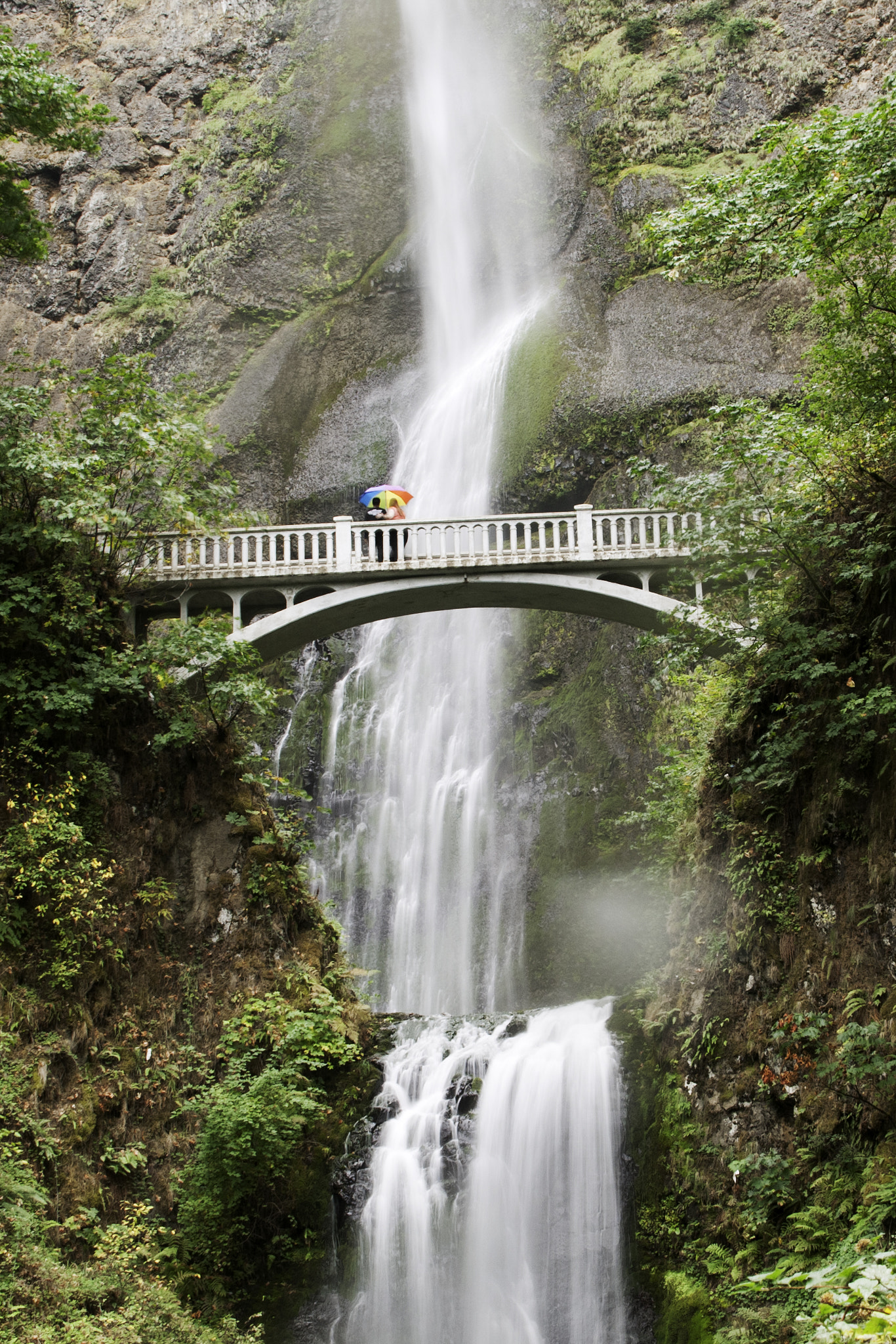 Nikon D300 + Sigma 18-200mm F3.5-6.3 DC sample photo. Multnomah falls photography