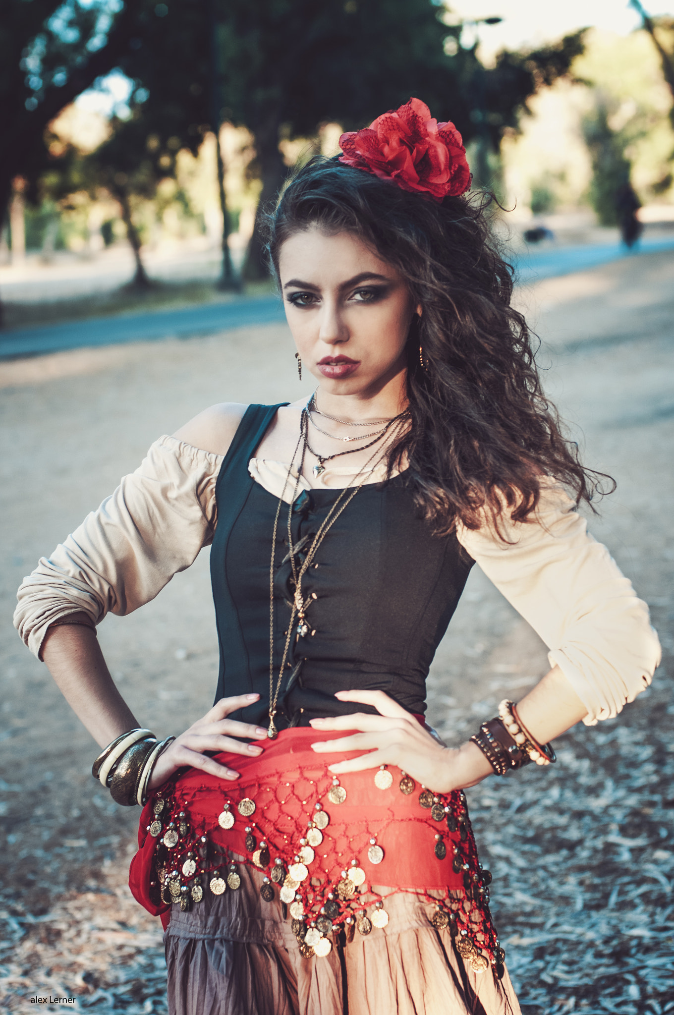 Nikon D300S + Nikon AF Nikkor 50mm F1.4D sample photo. Gypsy romance photography