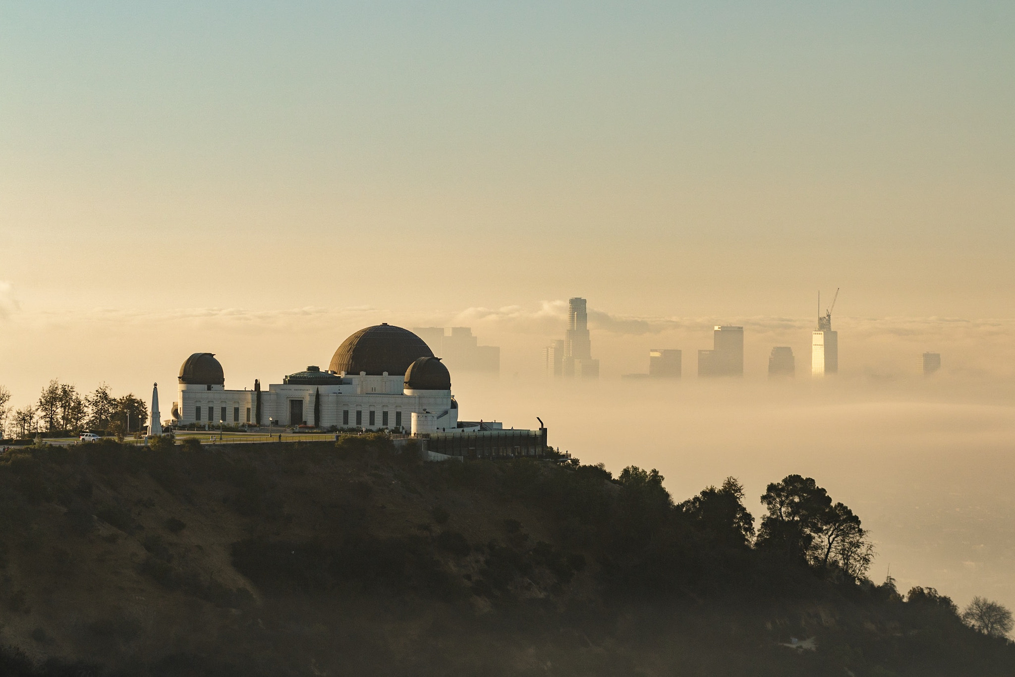 Canon EF 100-400mm F4.5-5.6L IS USM sample photo. The griffith observatory photography