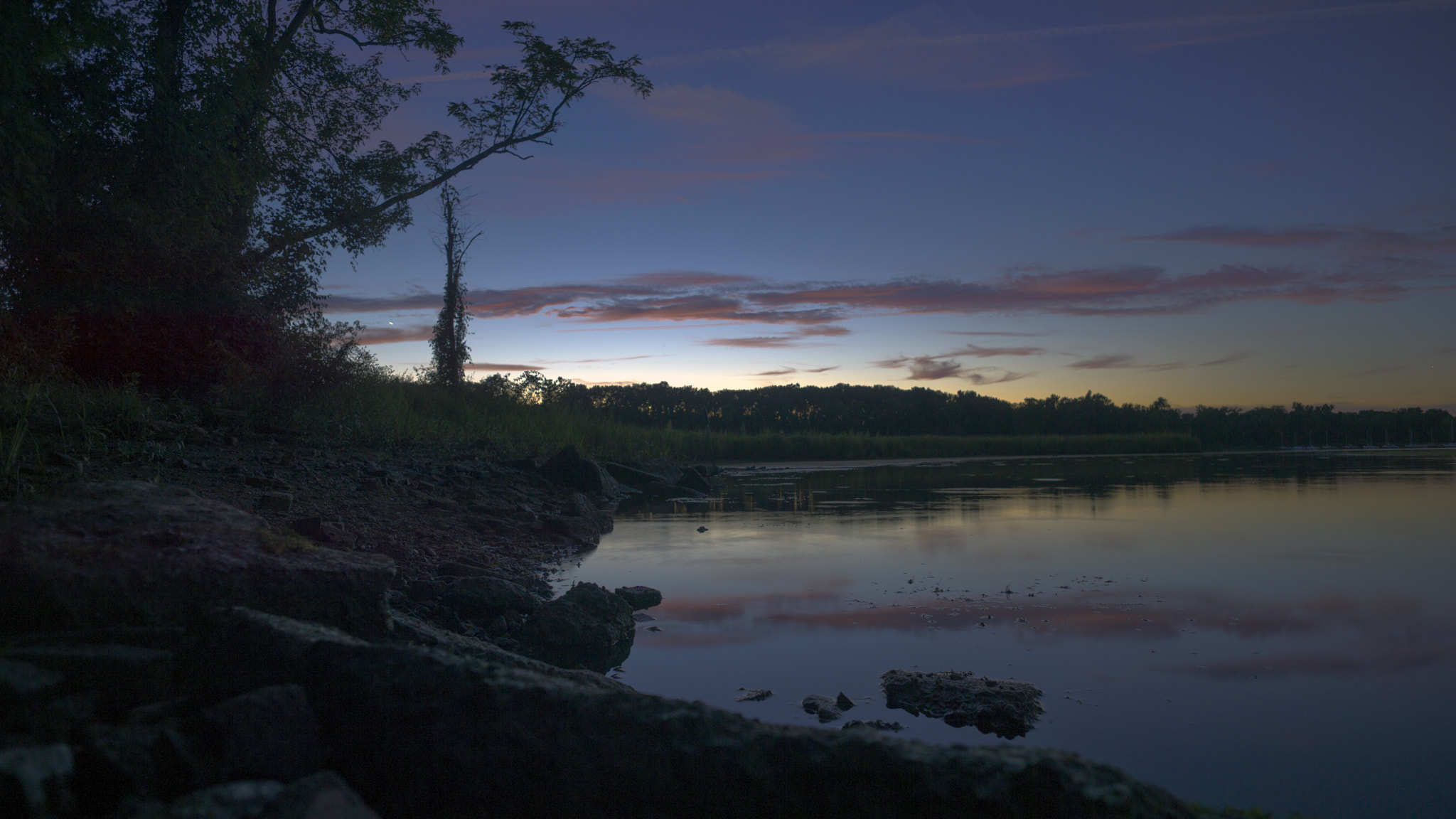 Sony a6000 + ZEISS Touit 12mm F2.8 sample photo. Dike marsh sunset photography