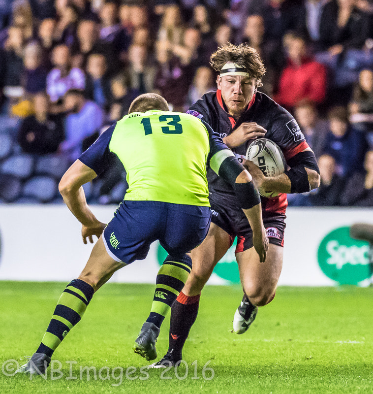Canon EF 200mm F2.8L II USM sample photo. Edinburgh rugby v leinster,  16th september 2016 photography