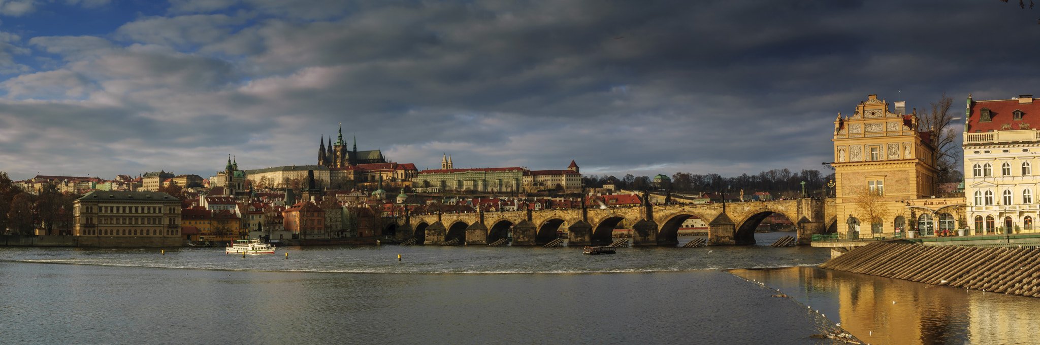 Nikon D2X sample photo. Charles bridge and prague castle photography