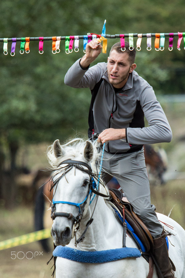 Canon EF 70-200mm F2.8L USM sample photo. Cintas a caballo photography