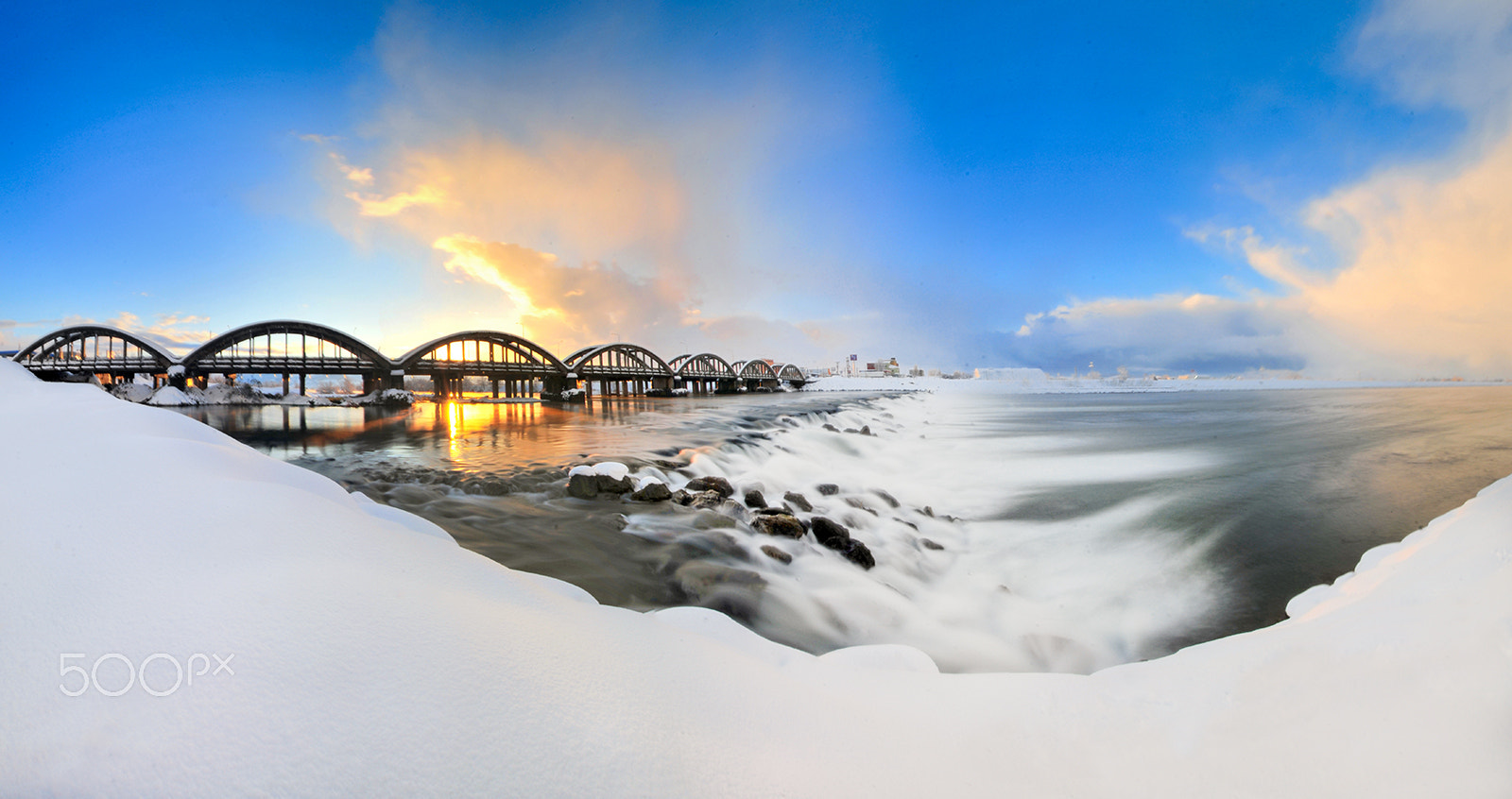 Nikon D300 + Sigma 10-20mm F3.5 EX DC HSM sample photo. Winter panorama photography