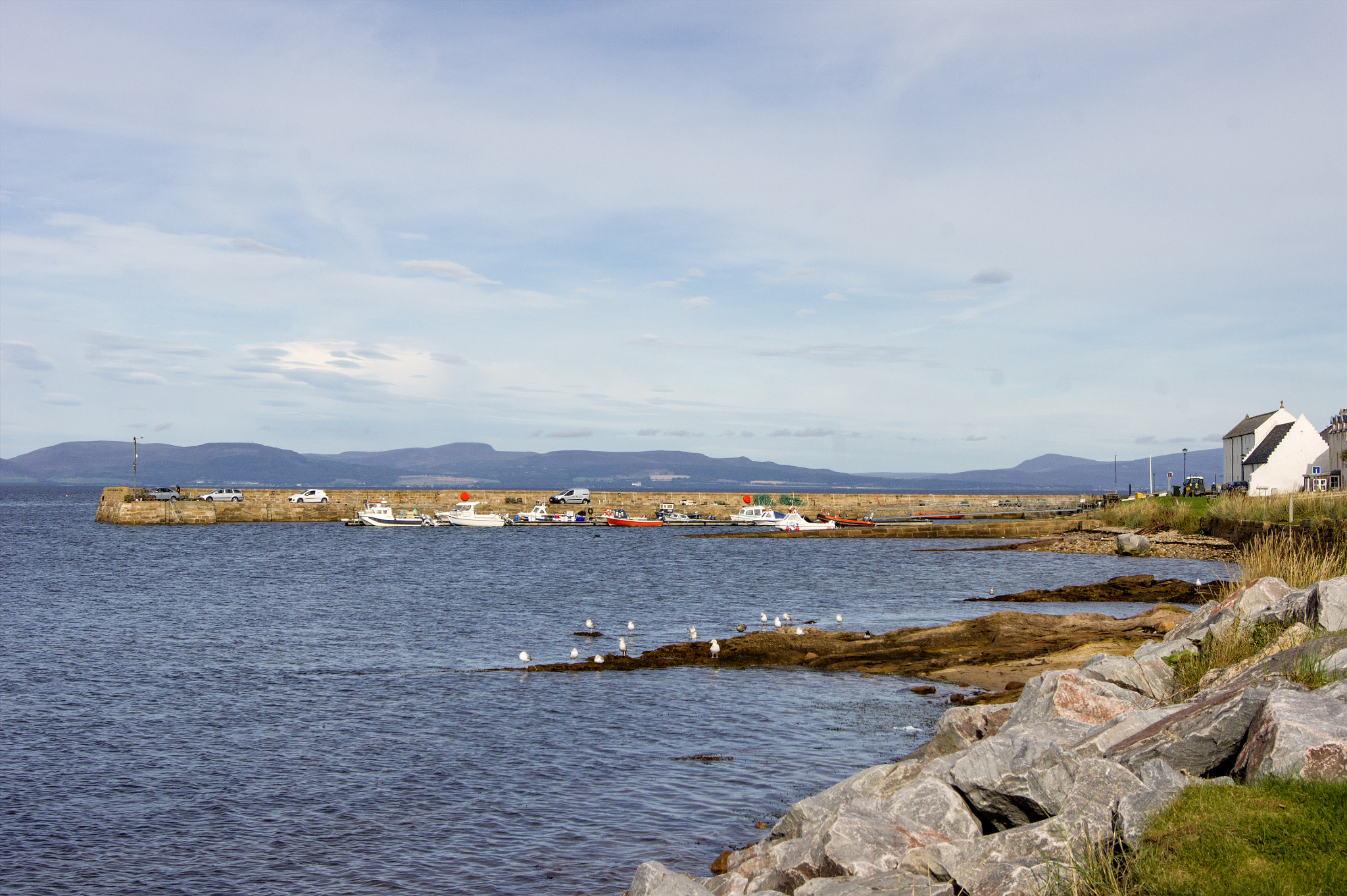 Sony Alpha DSLR-A450 sample photo. Views of portmahomack and district photography