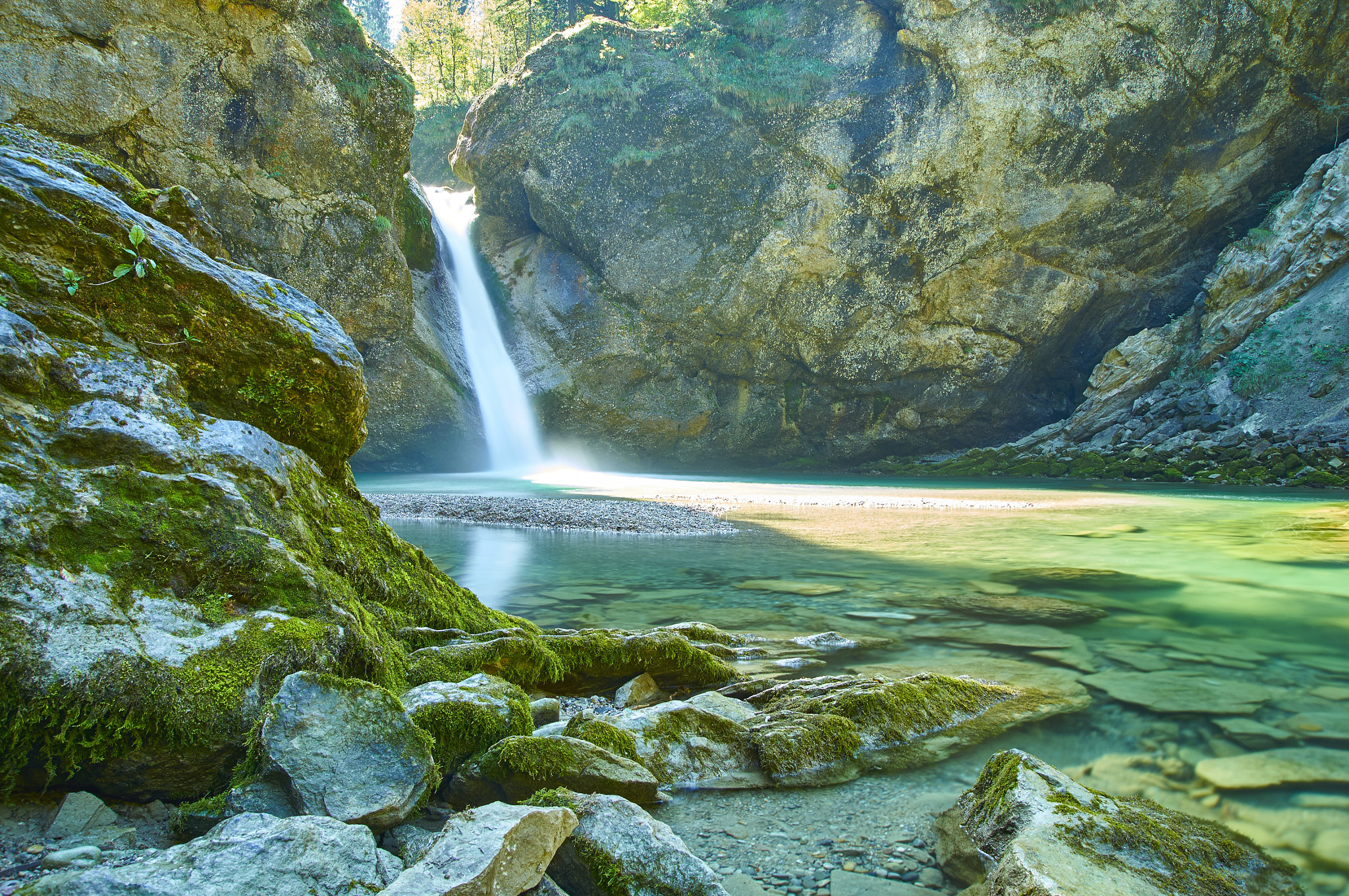 Sony SLT-A57 + DT 17-50mm F2.8 sample photo. Buchenegger wasserfall photography