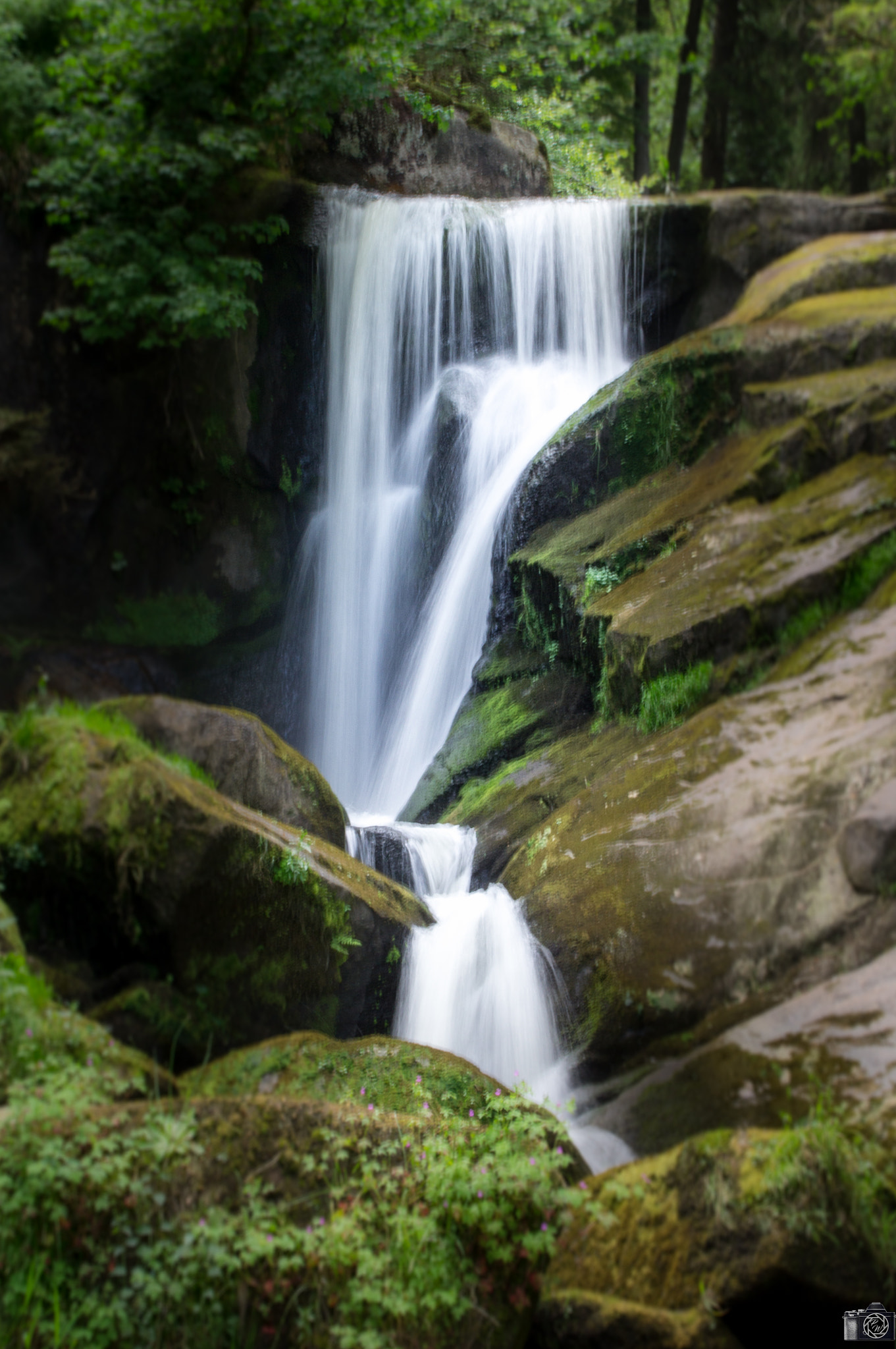 Sony SLT-A37 sample photo. Little waterfall photography