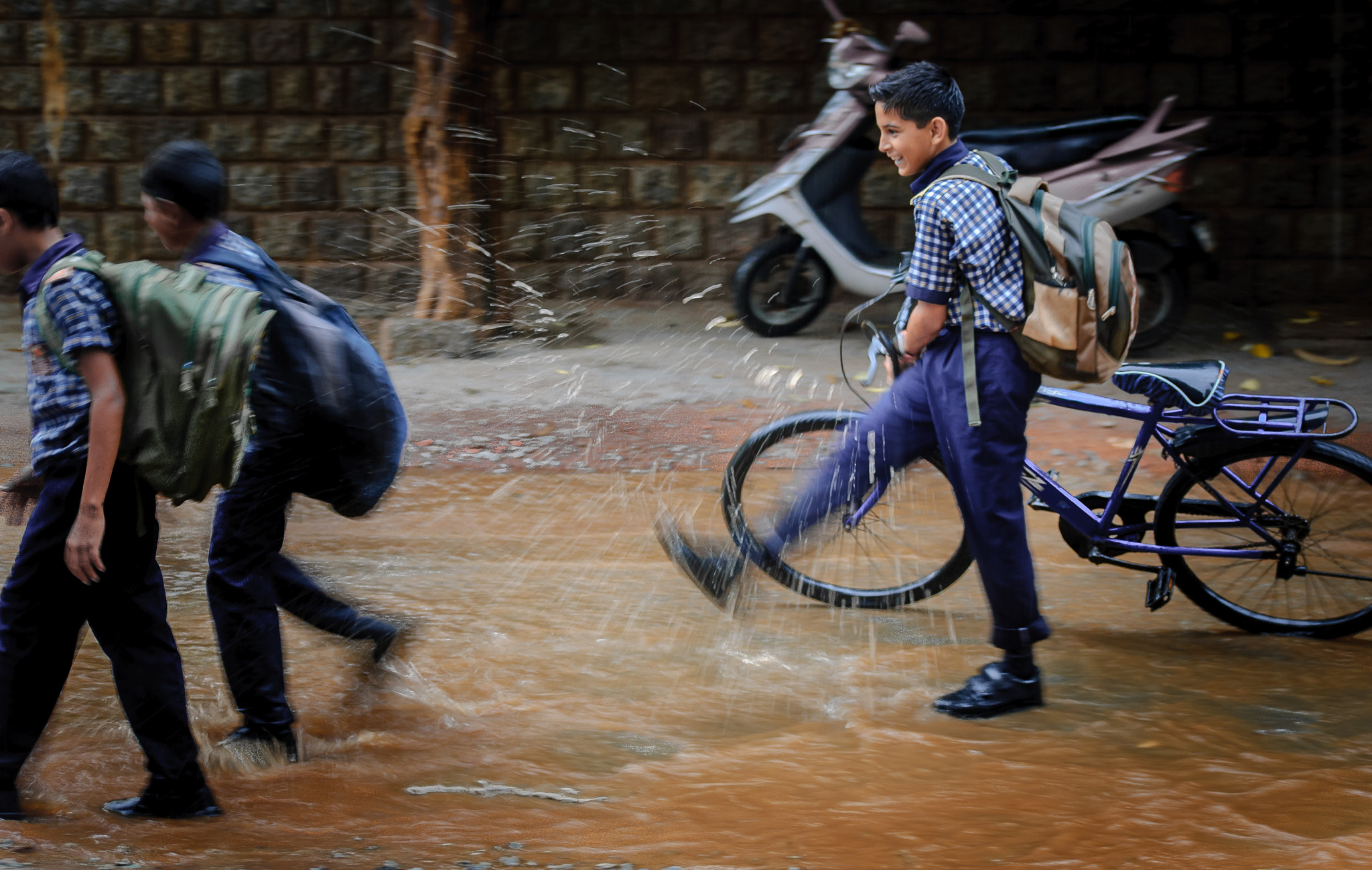 Nikon D40X sample photo. Monsoon trails photography