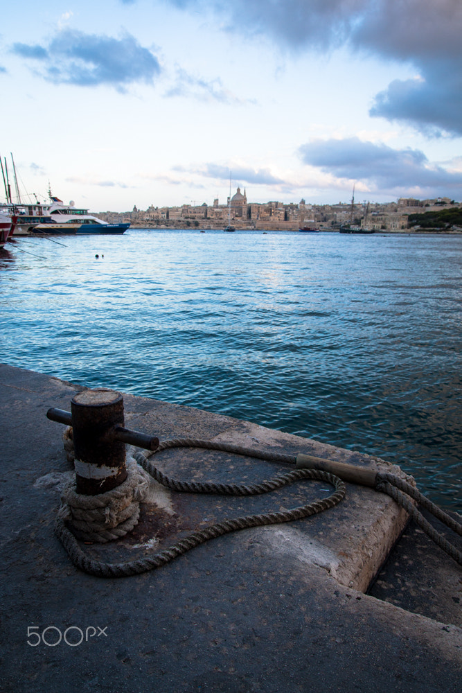Canon EOS 450D (EOS Rebel XSi / EOS Kiss X2) sample photo. La valletta from sliema, malta photography