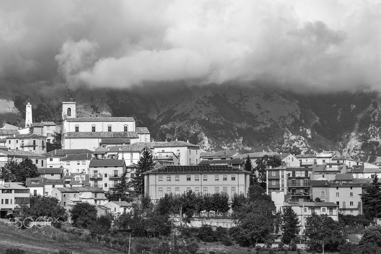 Nikon D800E sample photo. Torricella peligna in bianco e nero photography