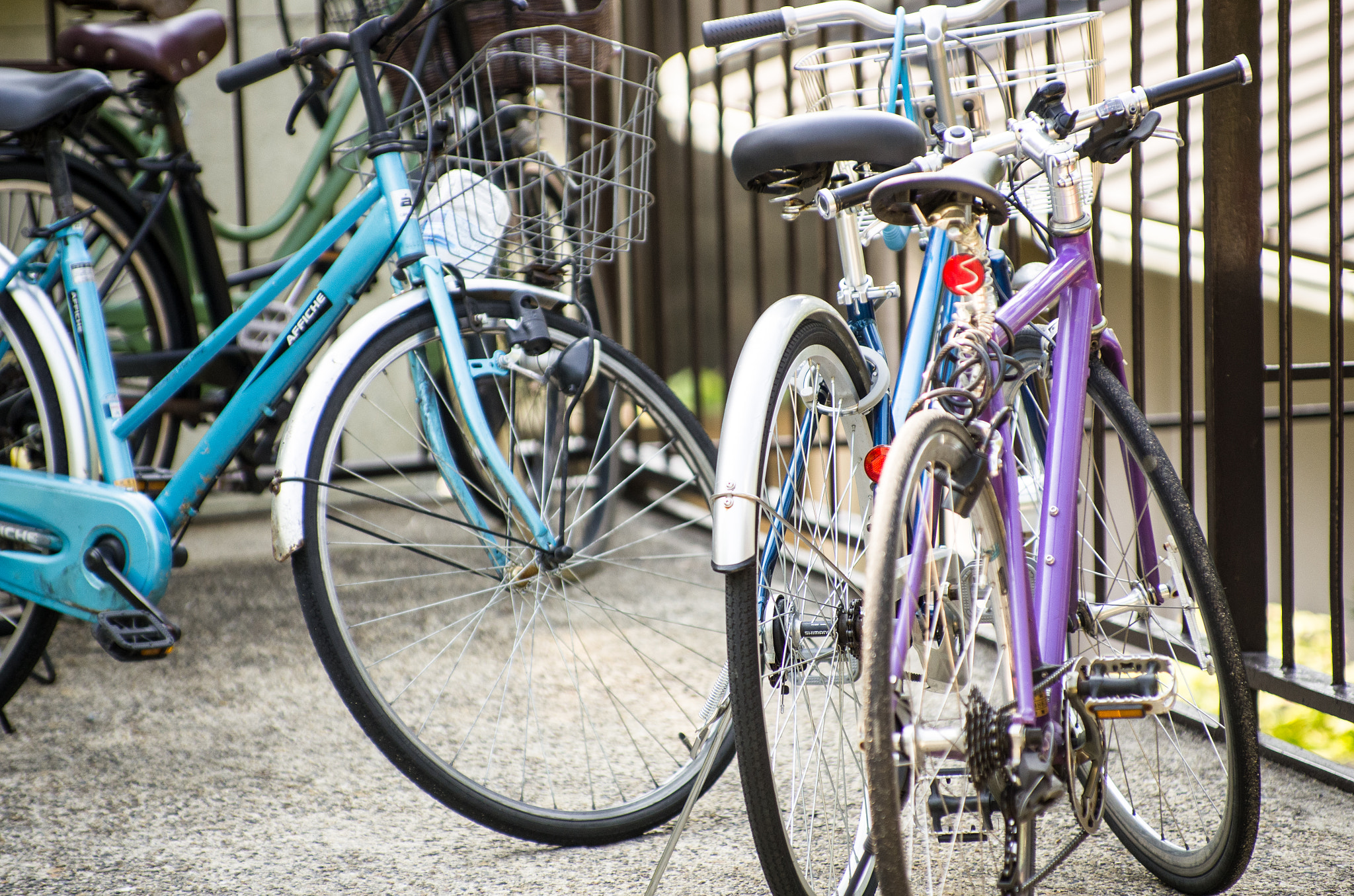 Pentax K-5 sample photo. Colorful bicycles photography