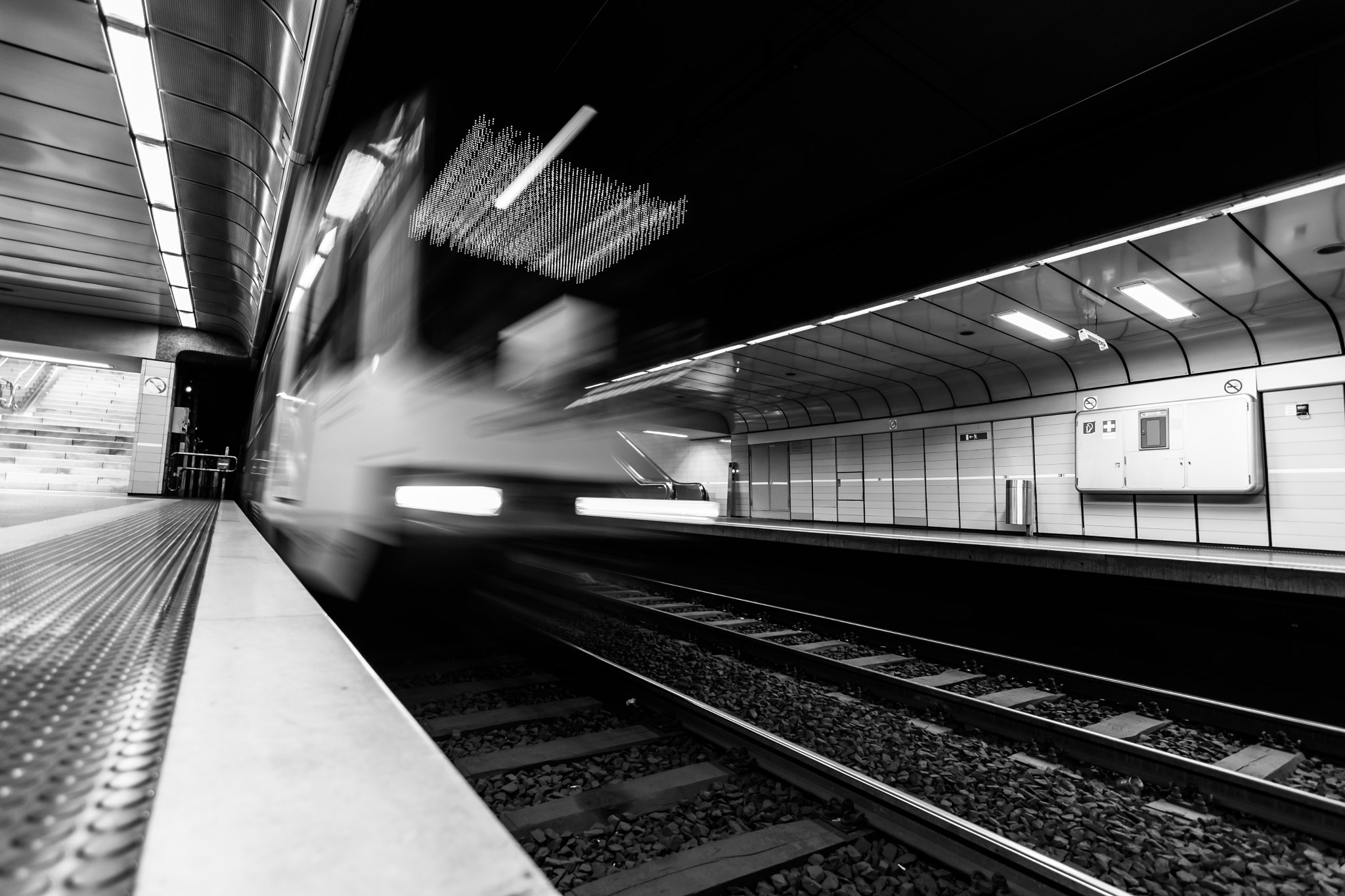 Nikon D500 sample photo. Motion subway photography