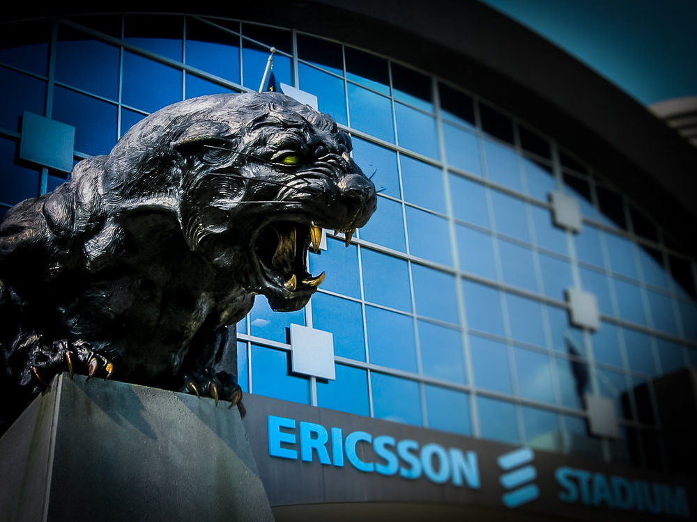 Canon PowerShot S200 sample photo. "panthers at ericsson stadium" #photojambo photography