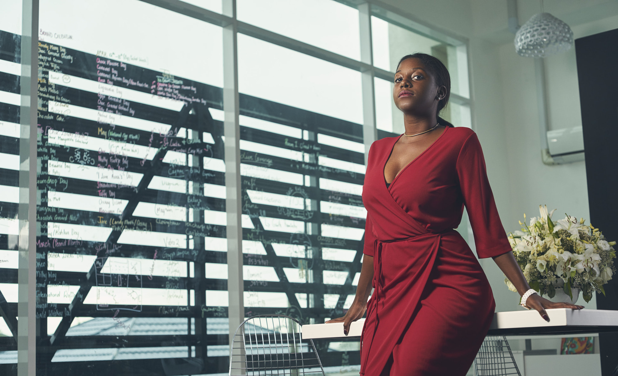 Sony a7 II + Minolta AF 50mm F1.7 sample photo. Mystique red dress photography