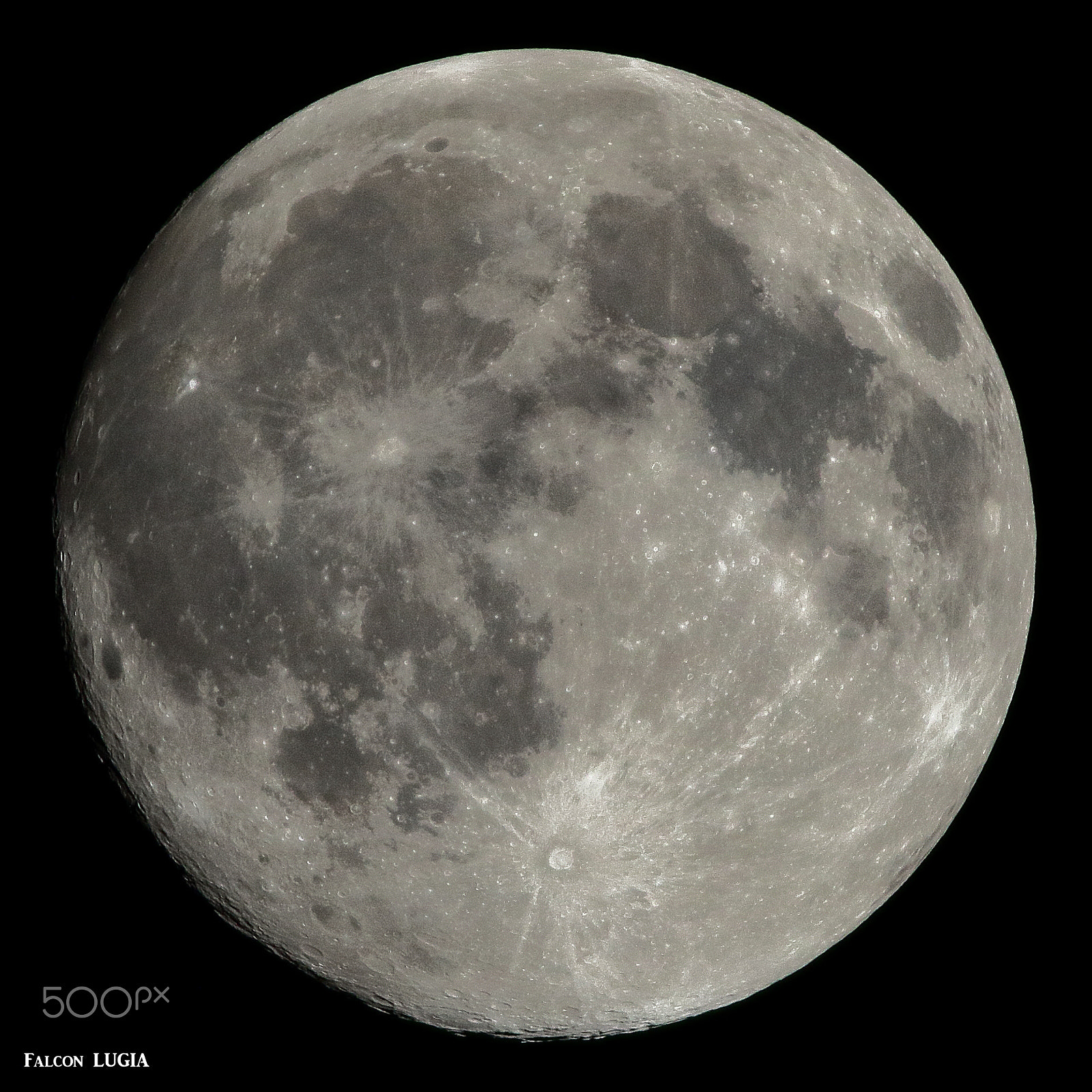 Canon EF 400mm F5.6L USM sample photo. Moon photography