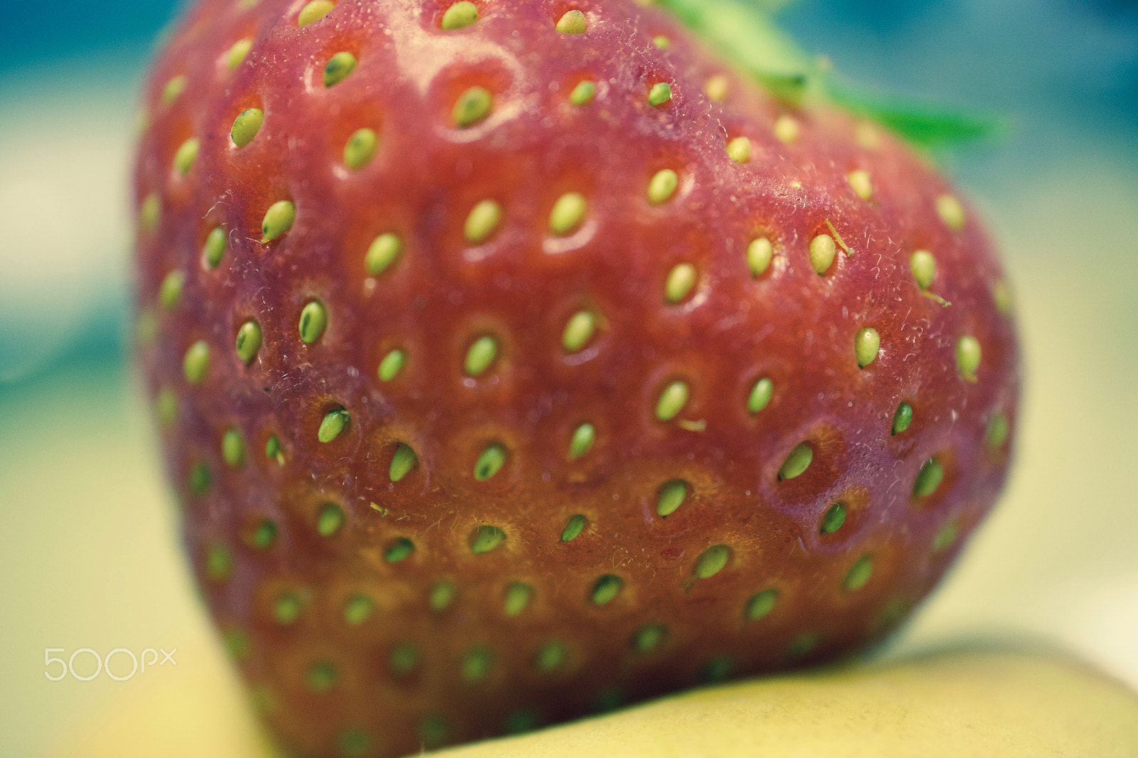 Canon EOS M10 + Canon EF-M 28mm F3.5 Macro IS STM sample photo. Artistic strawberry photography