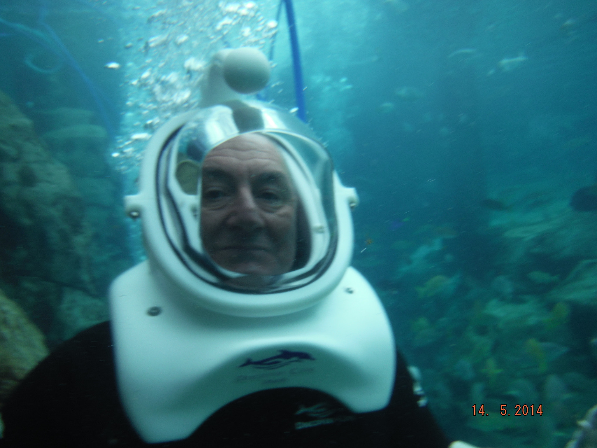 Fujifilm FinePix XP60 sample photo. Helmet dive photography