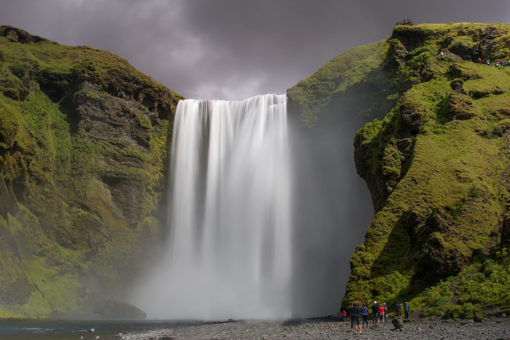 Nikon AF-S Nikkor 24-120mm F4G ED VR sample photo. Skógafoss photography
