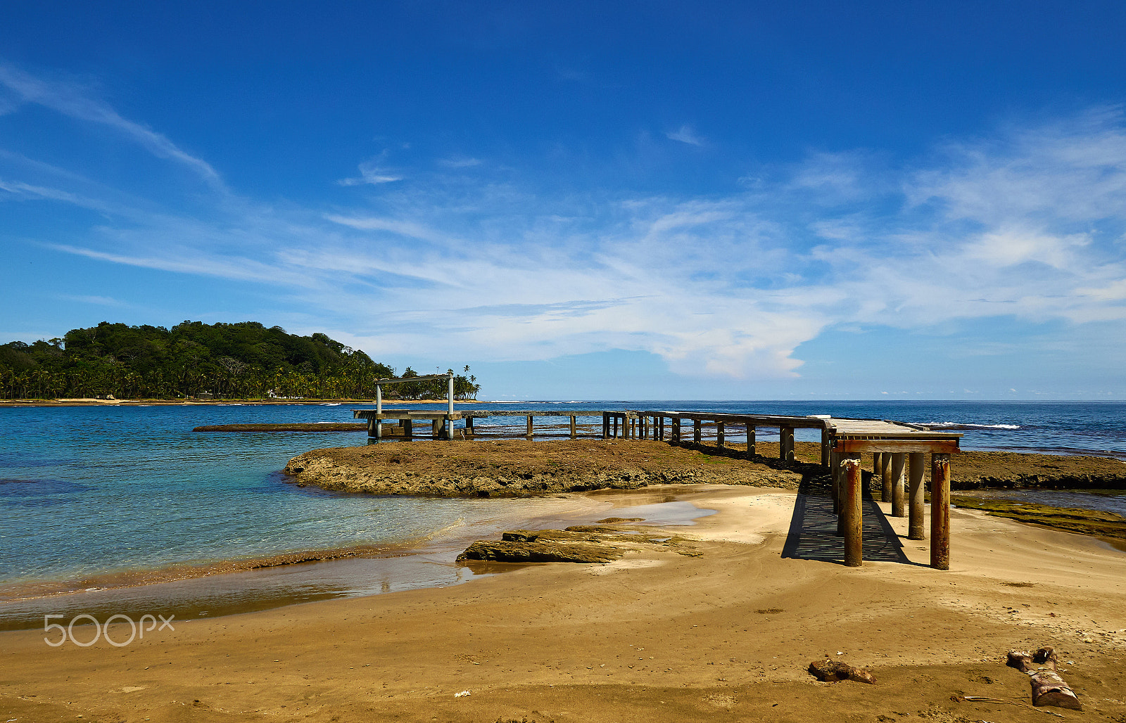 Olympus M.Zuiko Digital 14-42mm F3.5-5.6 II R sample photo. Abandoned pier photography
