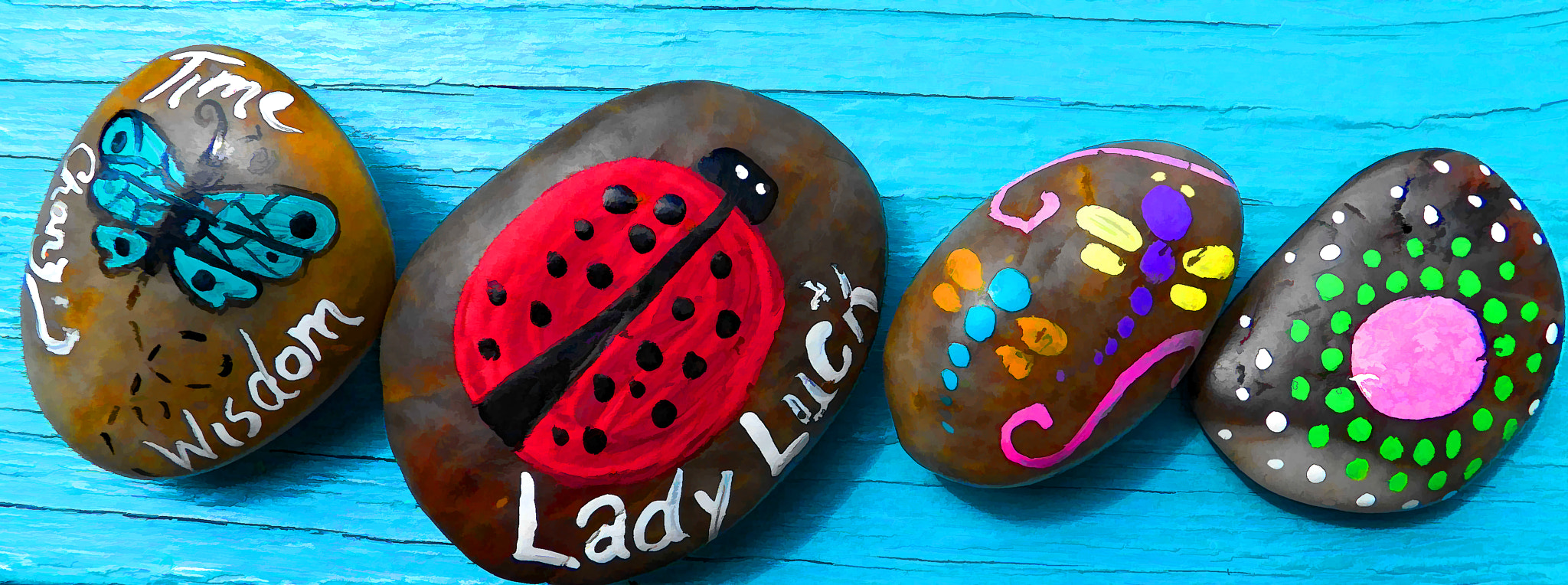 Kodak EasyShare Z990 (EasyShare Max) sample photo. Painted rocks photography