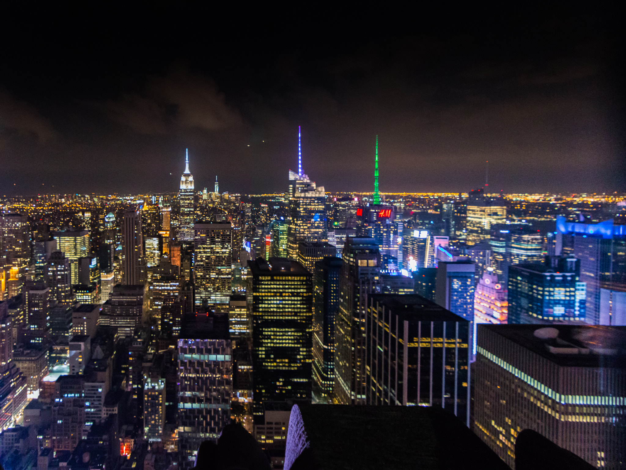 Manhatten from the Rock