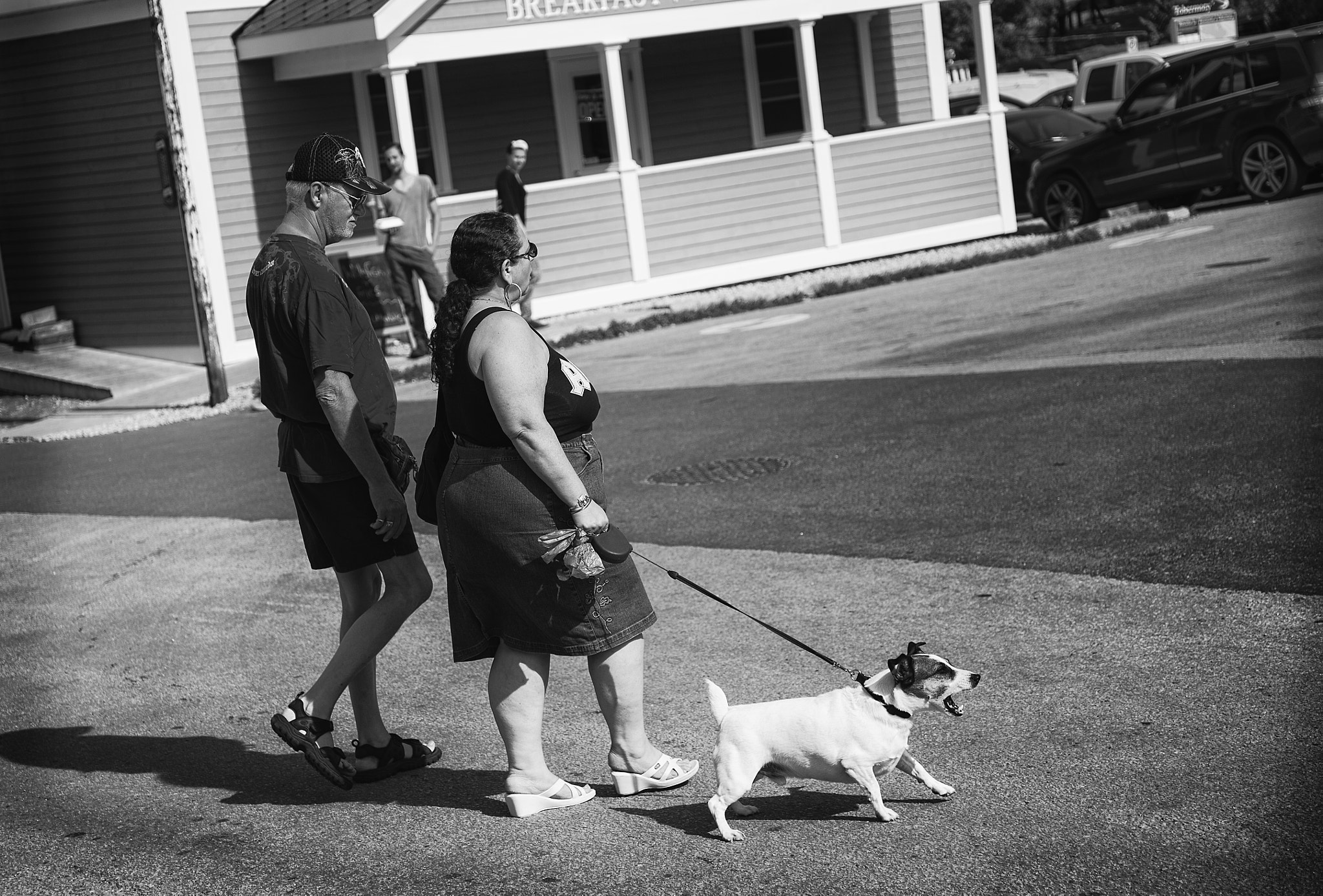 Nikon Df sample photo. Couple with a dog photography
