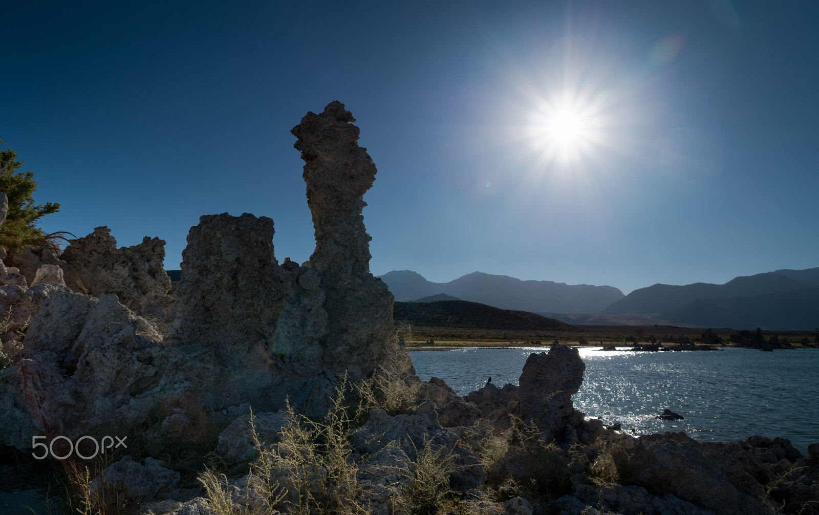 Pentax K-50 + Tamron SP AF 17-50mm F2.8 XR Di II LD Aspherical (IF) sample photo. Mono lake tufas and sierras photography