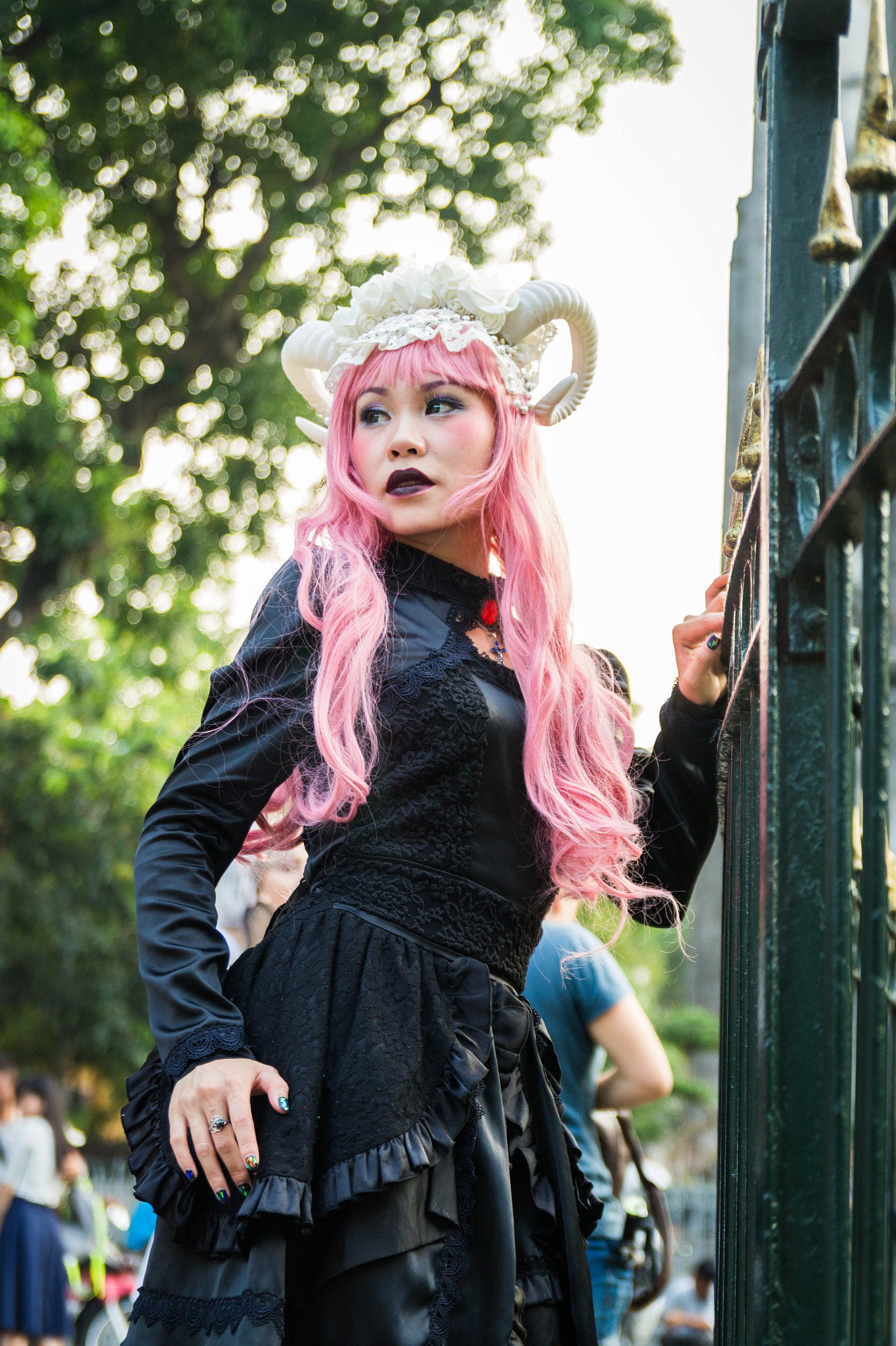Canon EOS 100D (EOS Rebel SL1 / EOS Kiss X7) sample photo. Cosplayer photography