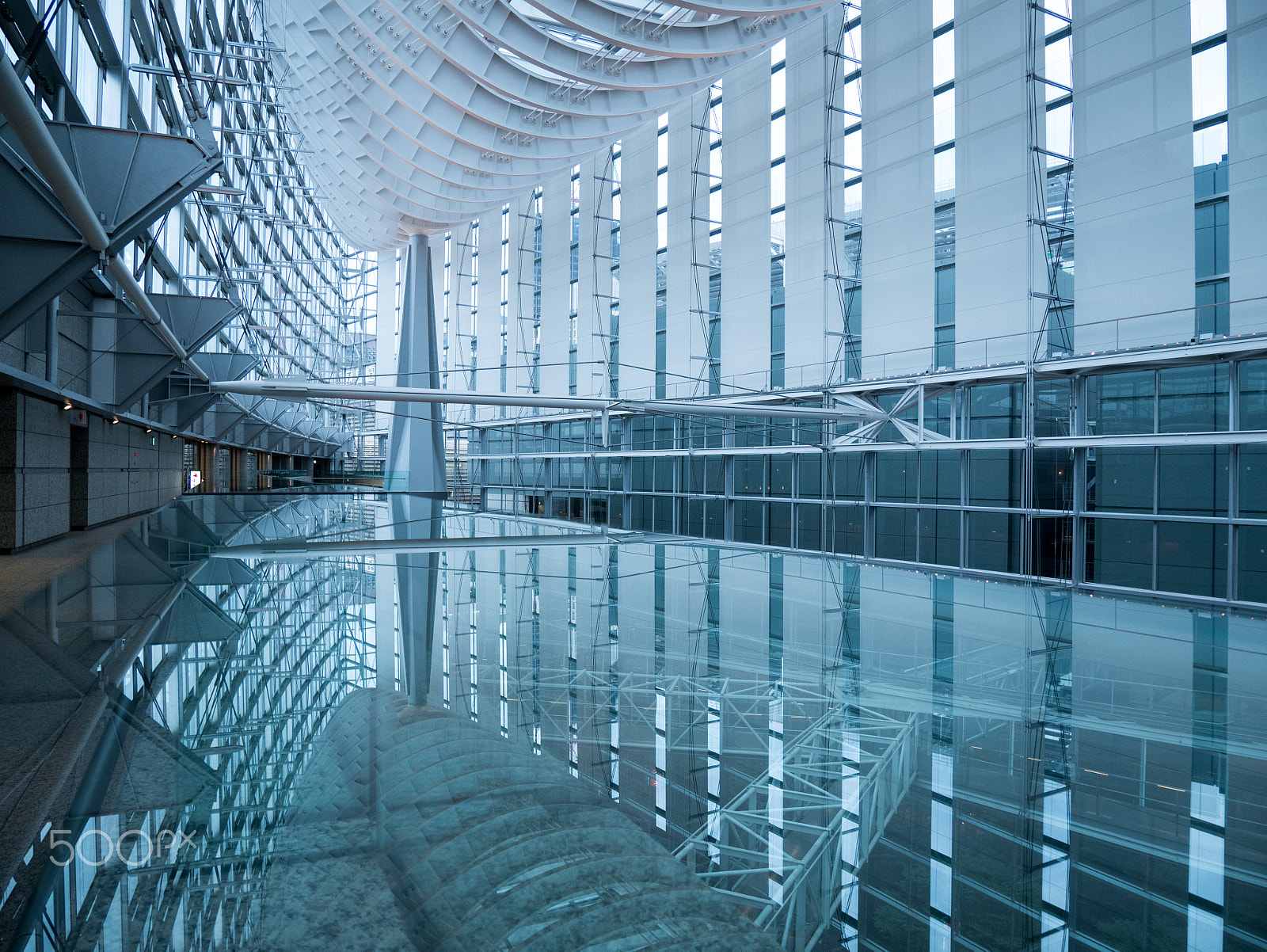 Panasonic DMC-GM1S sample photo. Tokyo international forum photography