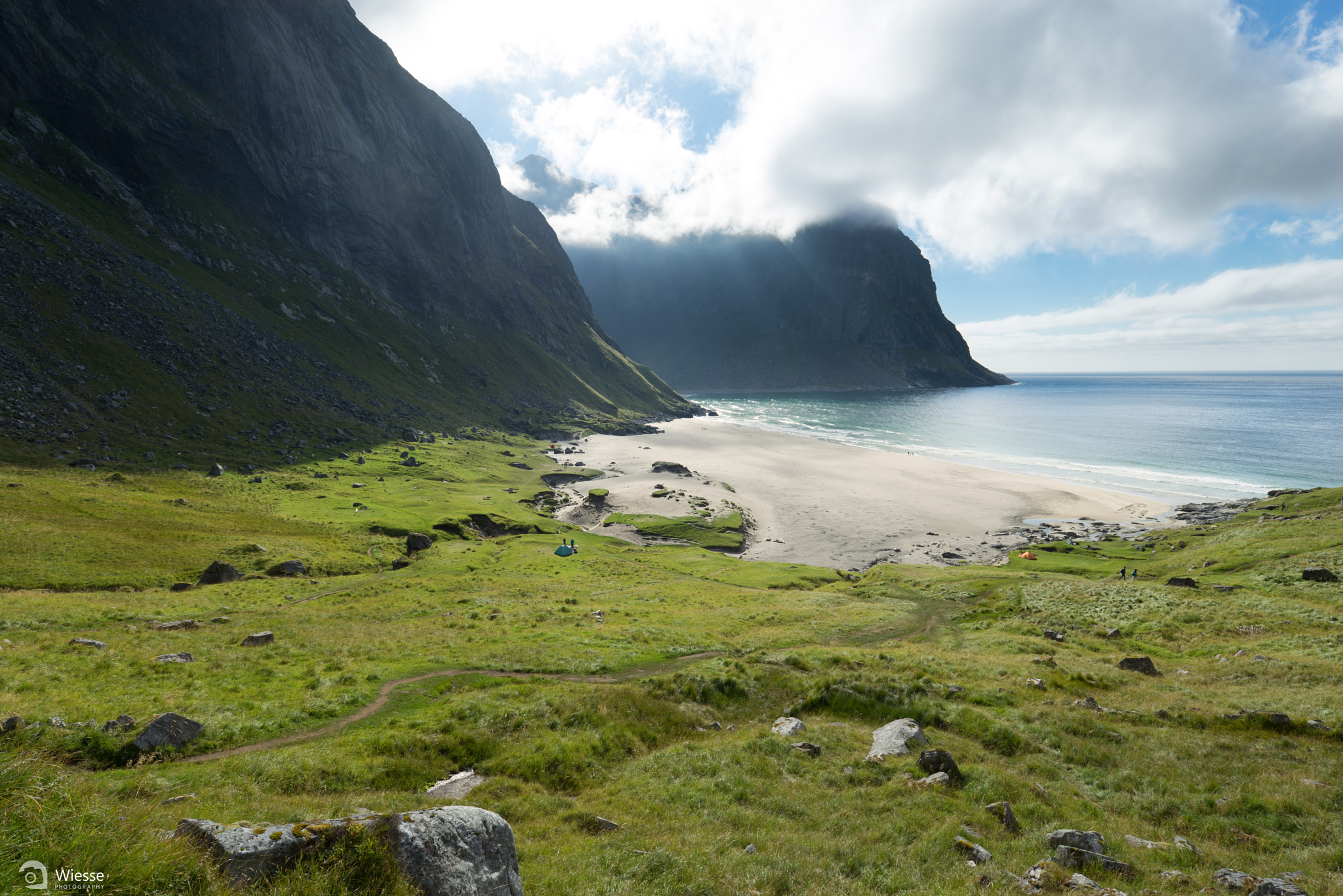 Sony 70-400mm F4-5.6 G SSM sample photo. Kvalvika beach photography