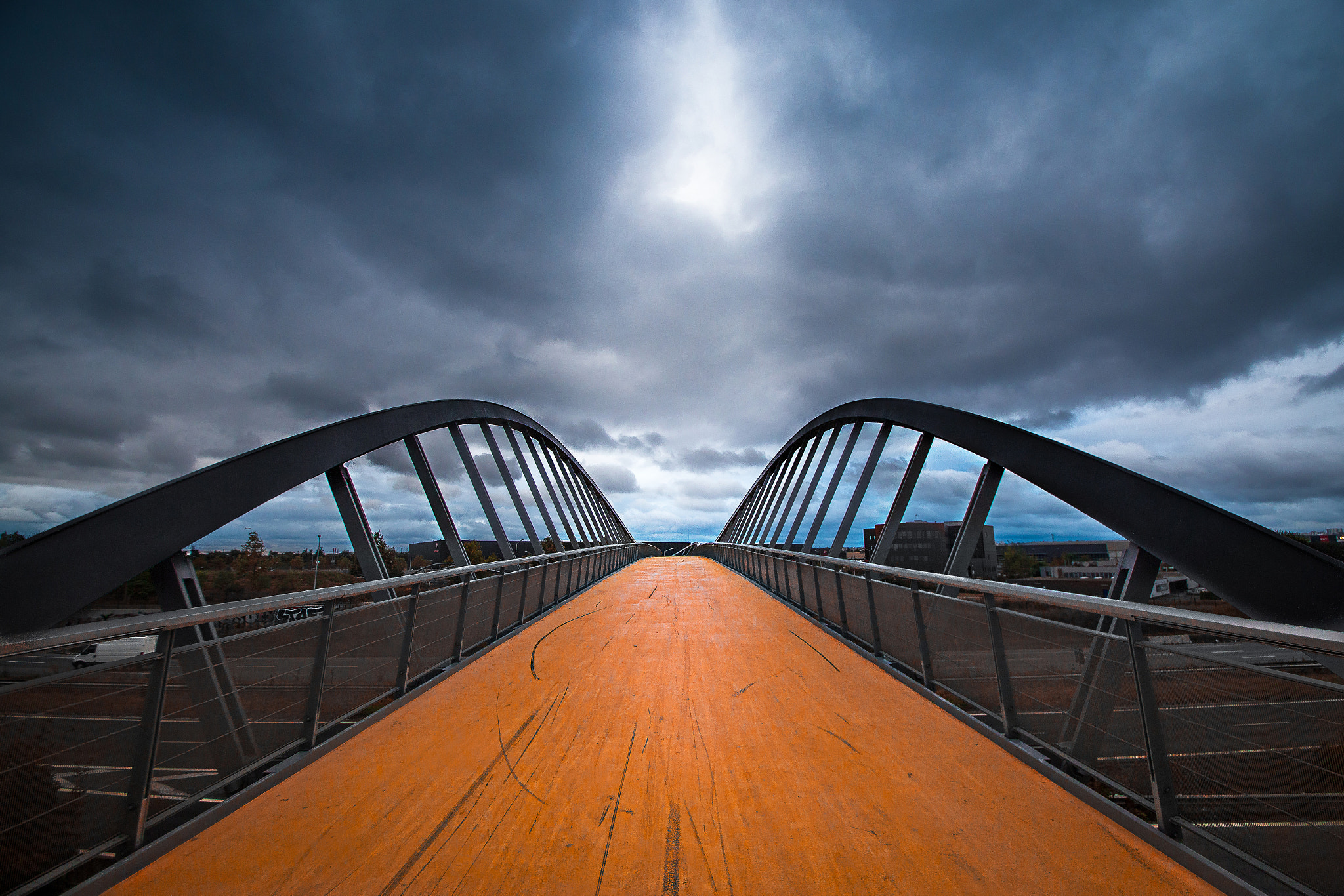 Sigma 10-20mm F3.5 EX DC HSM sample photo. Passerelle et cieux photography