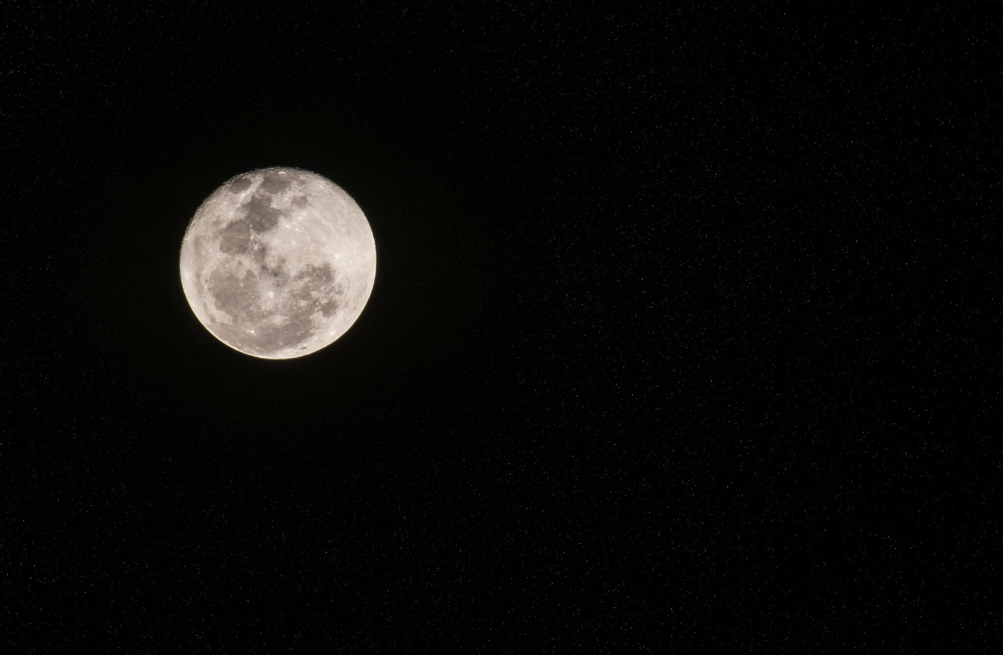 Nikon D300 sample photo. Moon photography