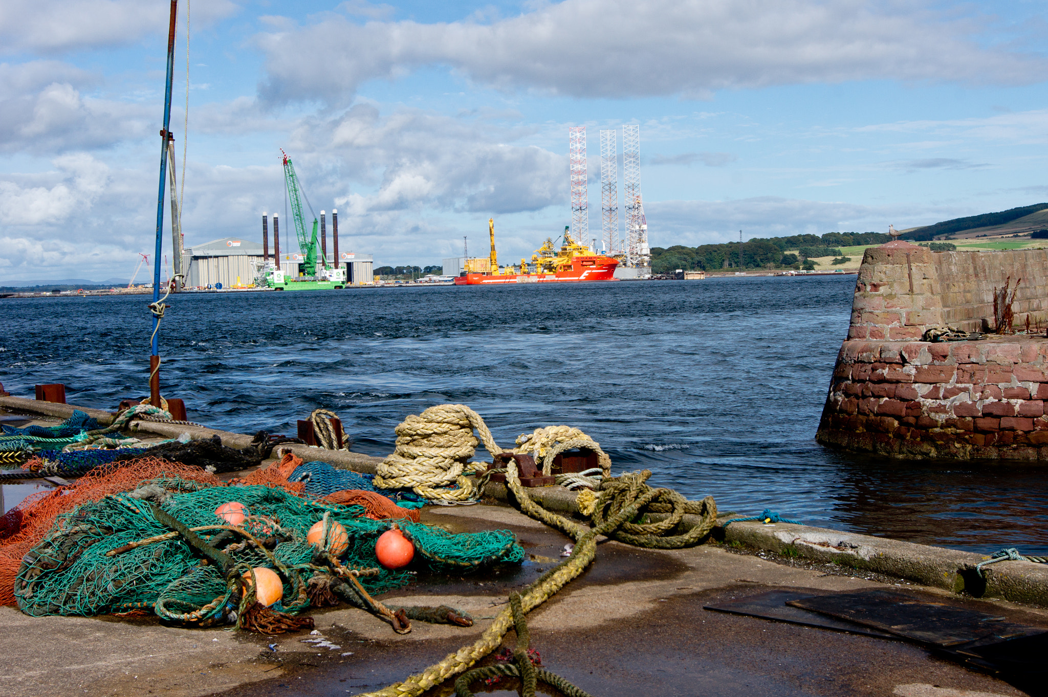 Sony Alpha DSLR-A450 sample photo. Cromarty re-visited photography