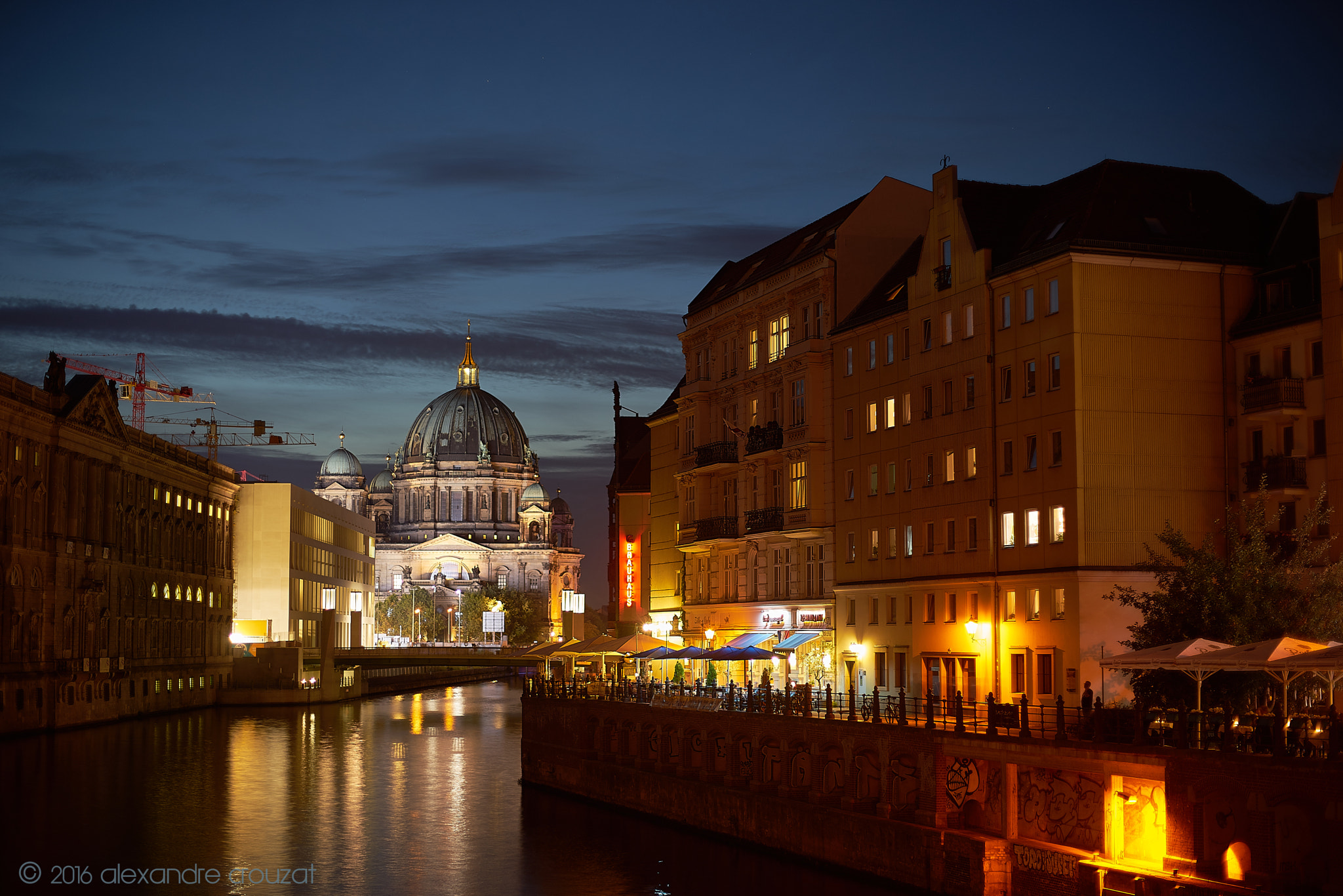 Minolta AF 50mm F1.4 [New] sample photo. Berliner dom over the spree photography