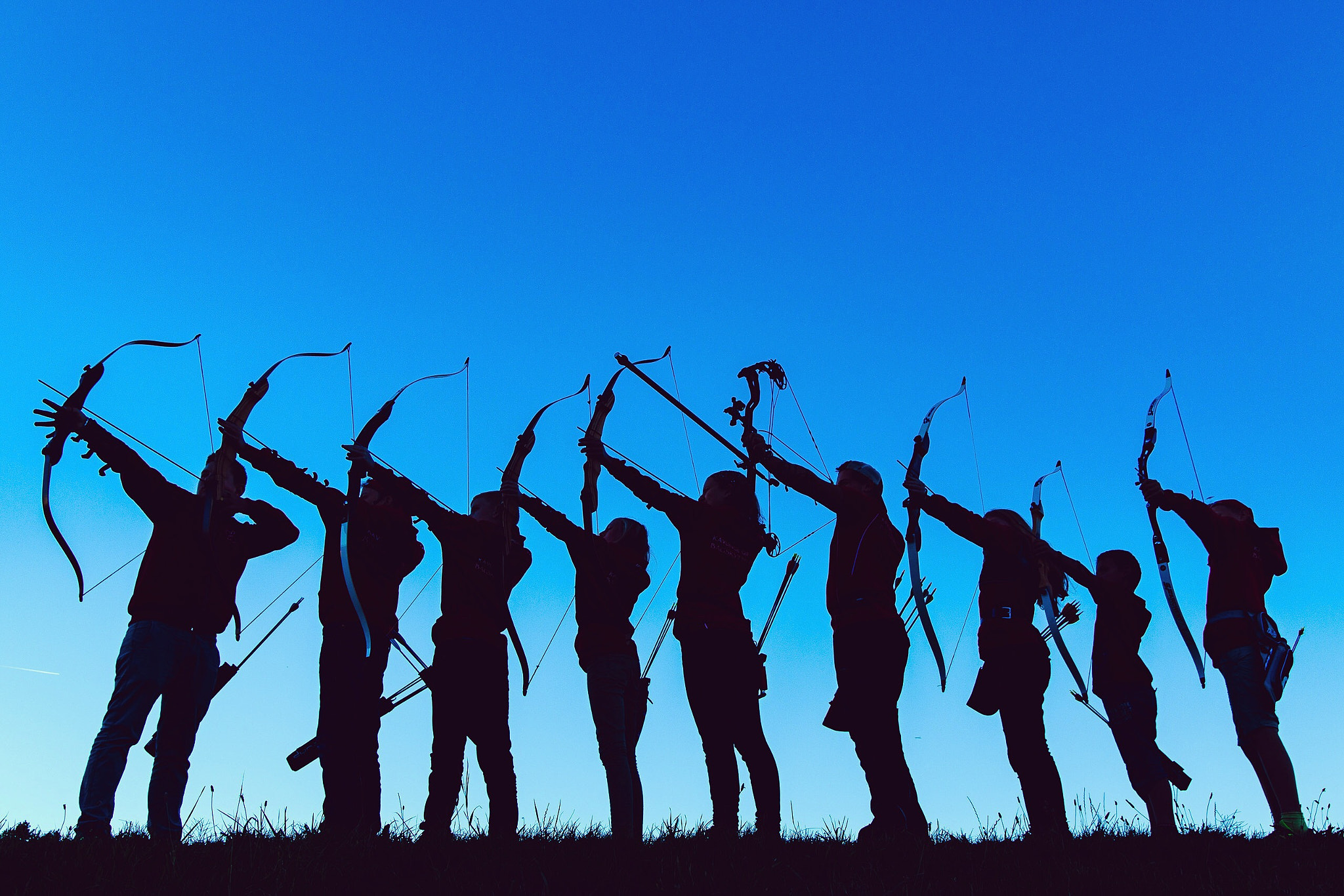 Sigma 17-70mm F2.8-4 DC Macro OS HSM sample photo. Archers in sunset. photography