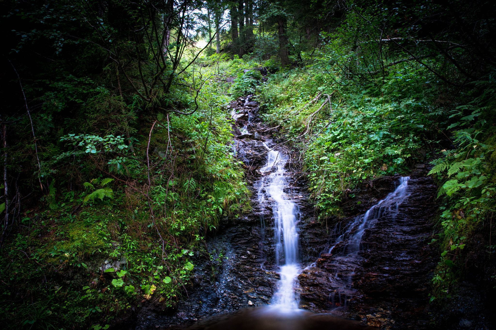 Canon EF 24-70mm F2.8L II USM sample photo. Little waterfall photography