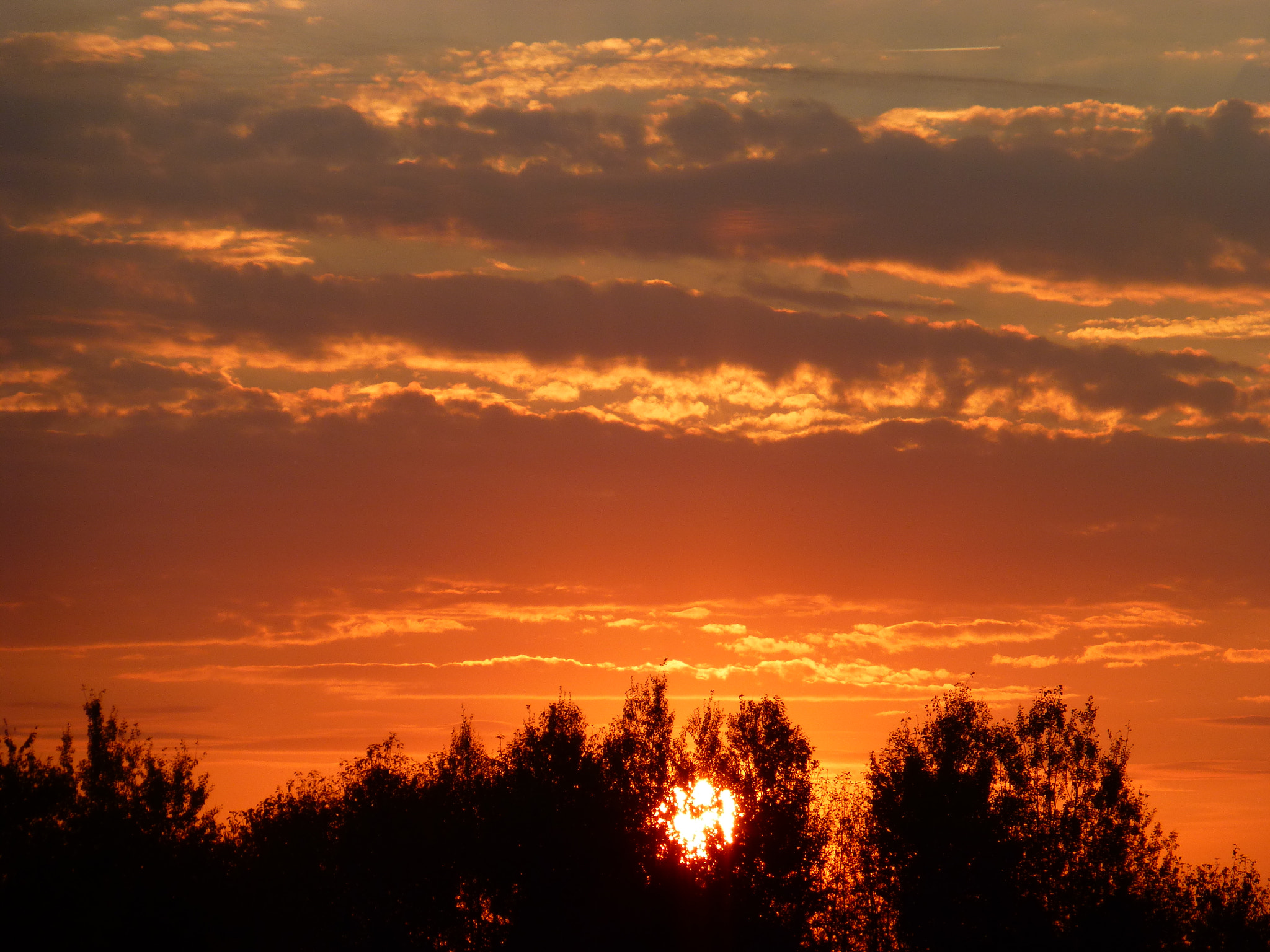 Panasonic DMC-ZS19 sample photo. Blazing skies photography