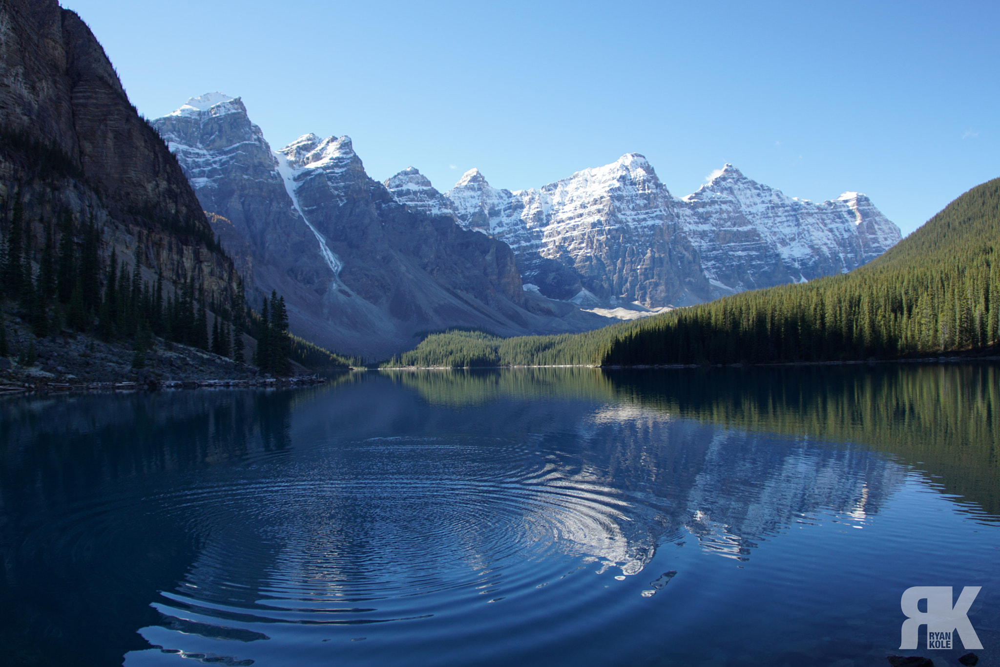 Sony ILCA-77M2 + Sony 16mm F2.8 Fisheye sample photo. Moraine lake photography