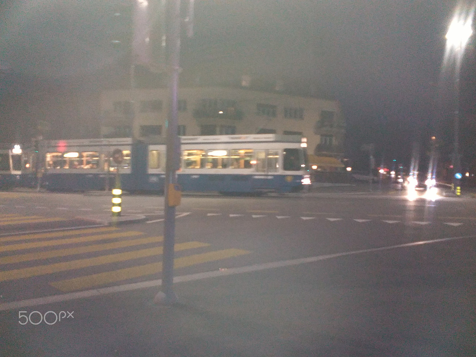 HUAWEI Y550-L01 sample photo. Evening traffic in zurich photography